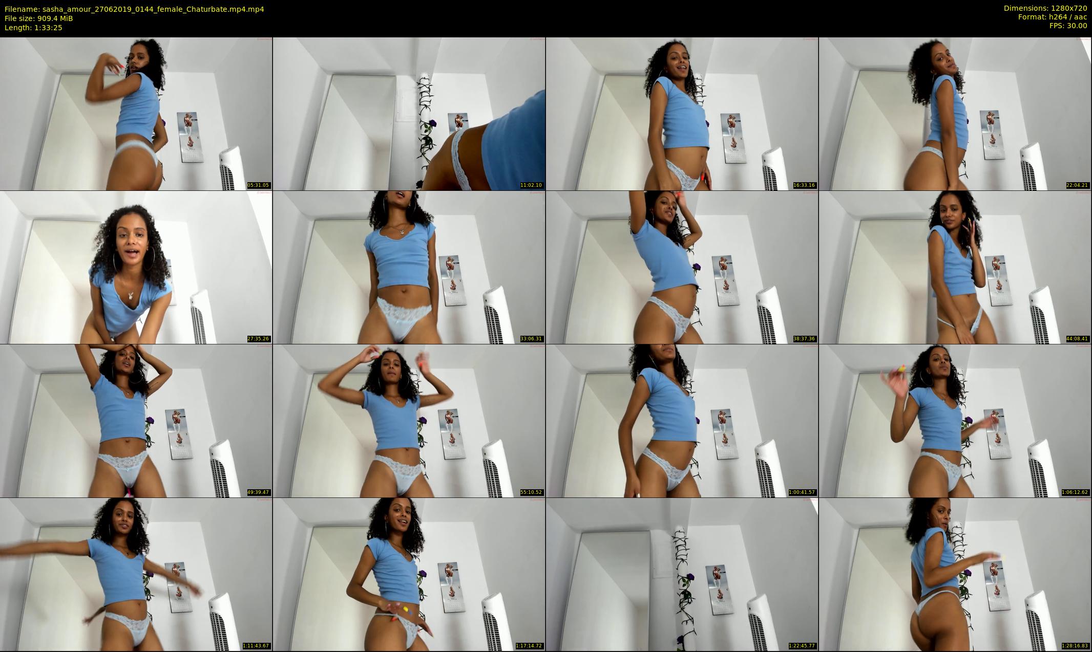 sasha_amour — 94 minute Chaturbate female cam show recording, 720p, Jun 27, 2019