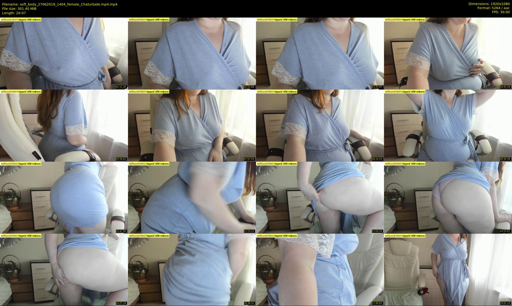 soft_body — 21 minute Chaturbate female cam show recording, 1080p, Jun 27, 2019