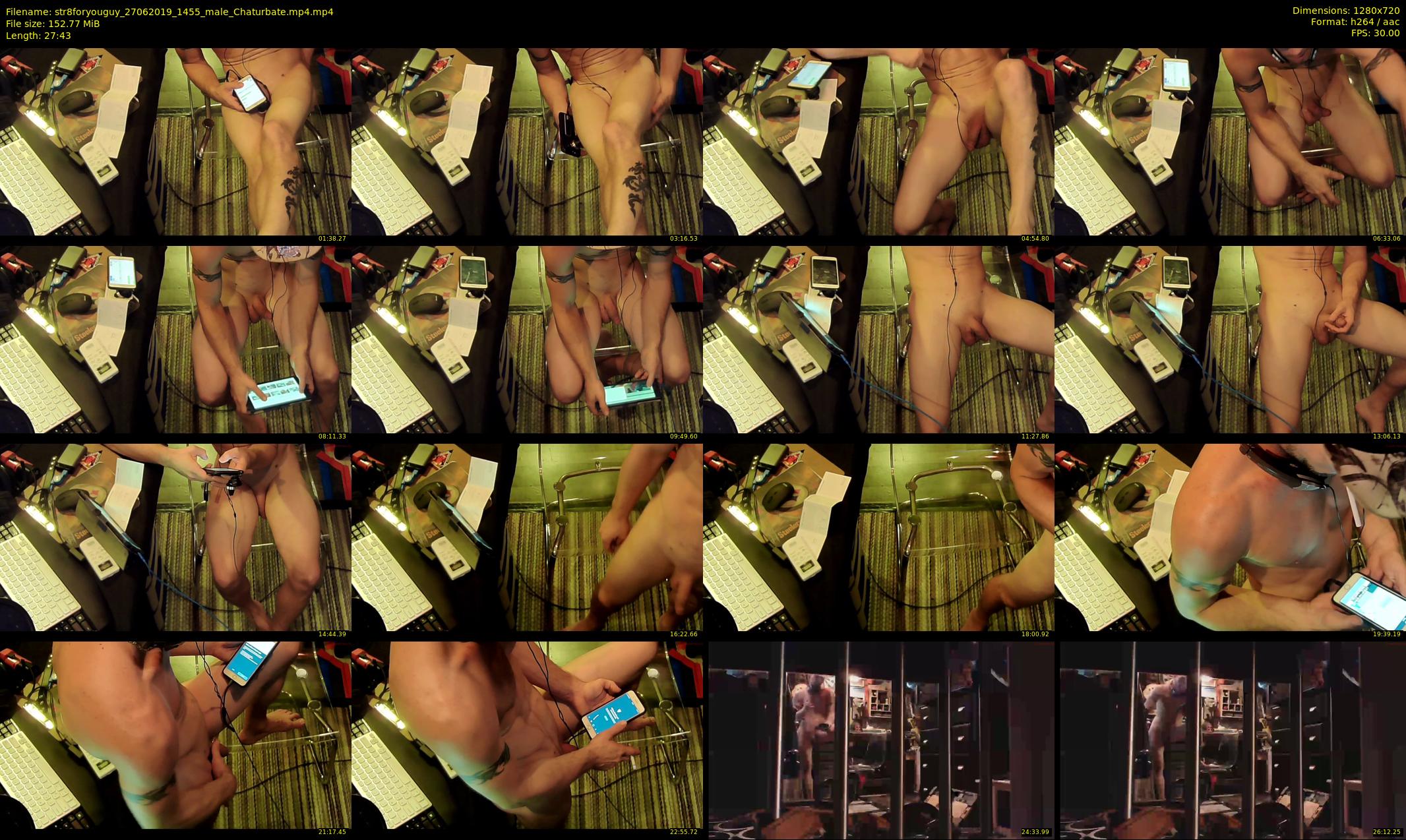 str8foryouguy — 28 minute Chaturbate male cam show recording, 720p, Jun 27, 2019