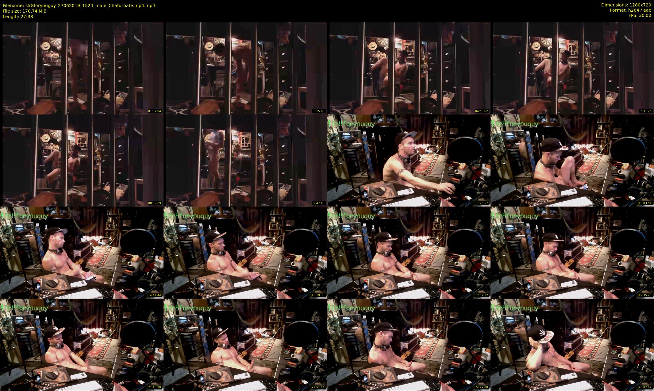 str8foryouguy — 28 minute Chaturbate male cam show recording, 720p, Jun 27, 2019