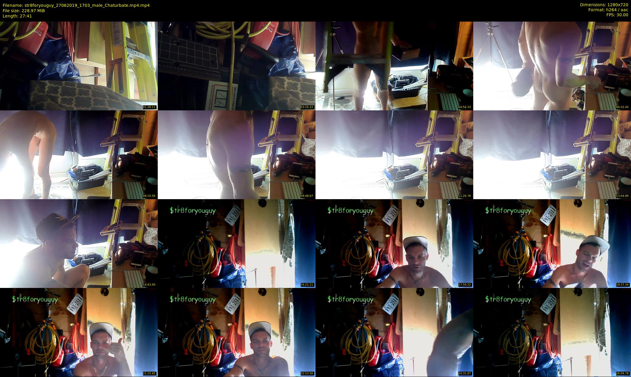 str8foryouguy — 28 minute Chaturbate male cam show recording, 720p, Jun 27, 2019