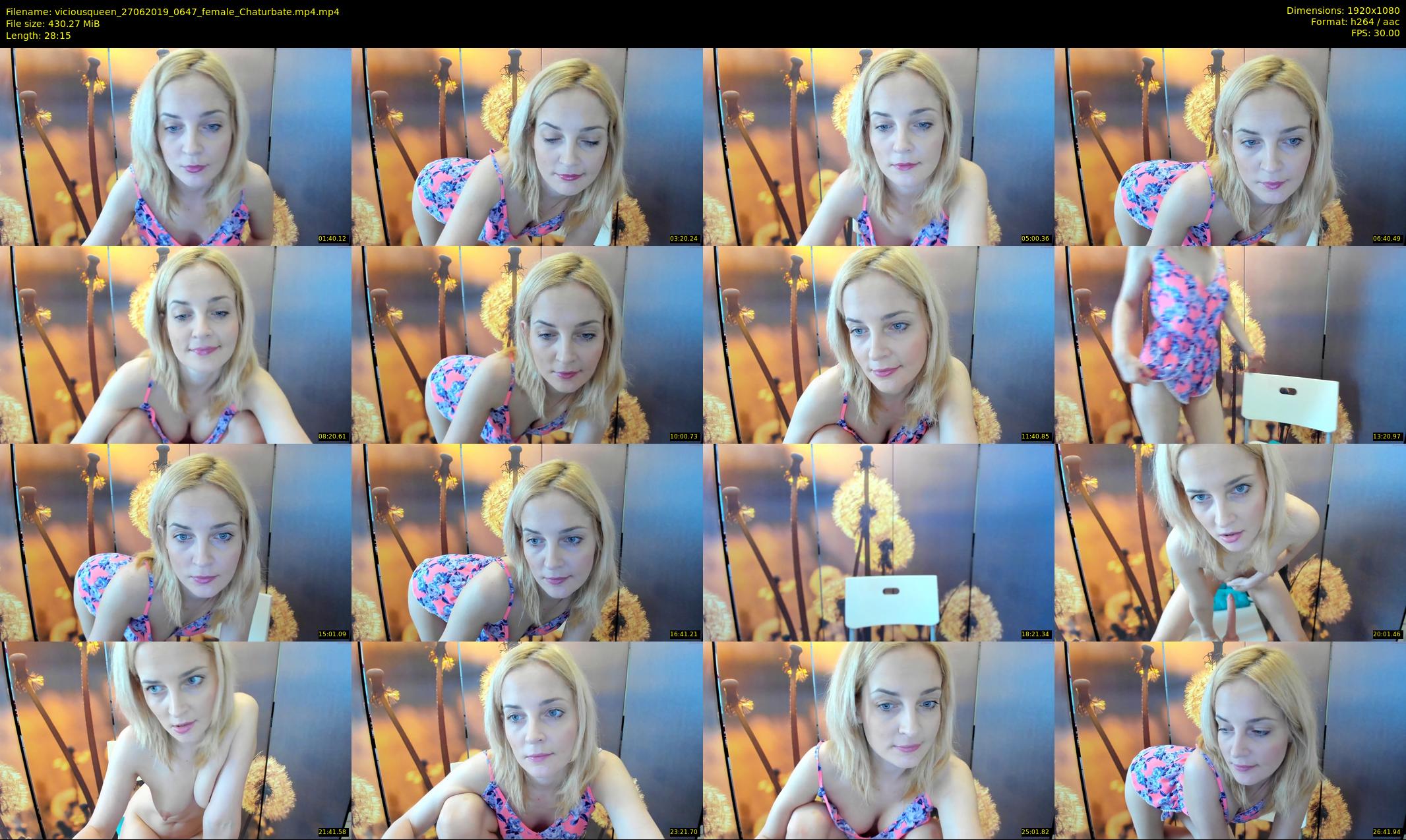 viciousqueen — 29 minute Chaturbate female cam show recording, 1080p, Jun 27, 2019