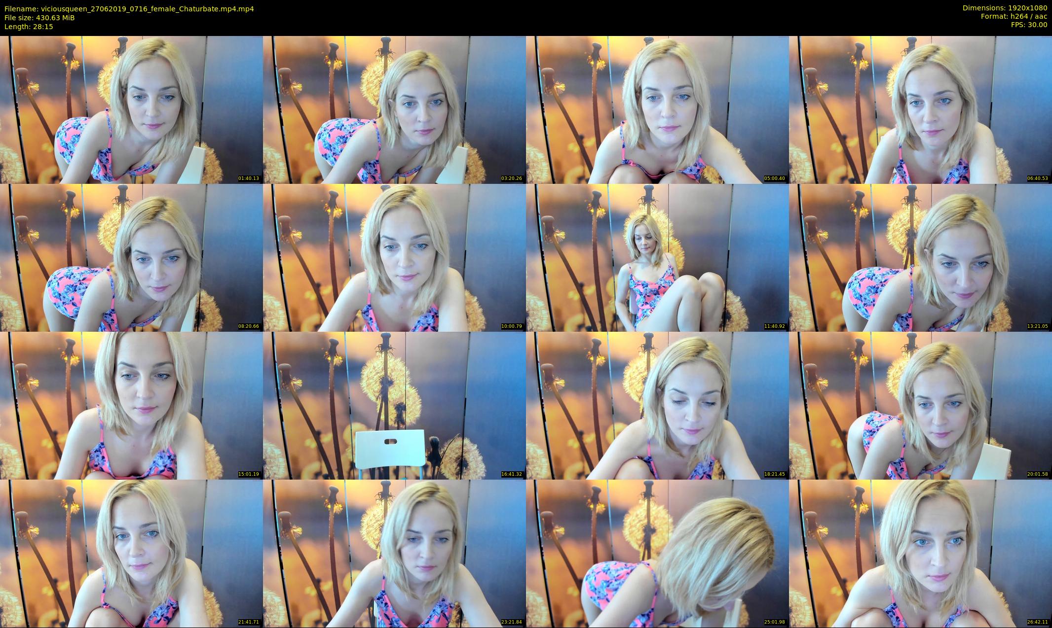 viciousqueen — 29 minute Chaturbate female cam show recording, 1080p, Jun 27, 2019