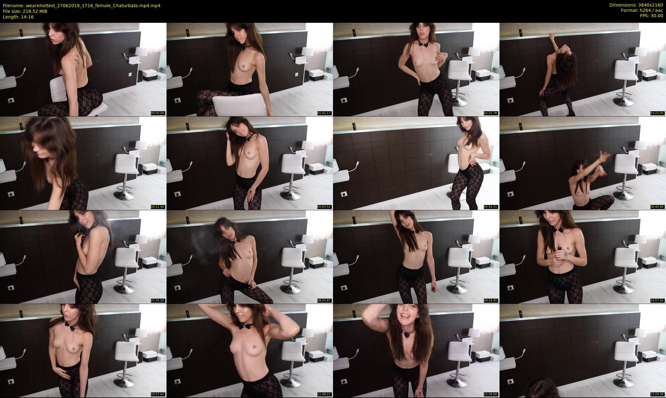 wearehottest — 15 minute Chaturbate couple cam show recording, 4K, Jun 27, 2019