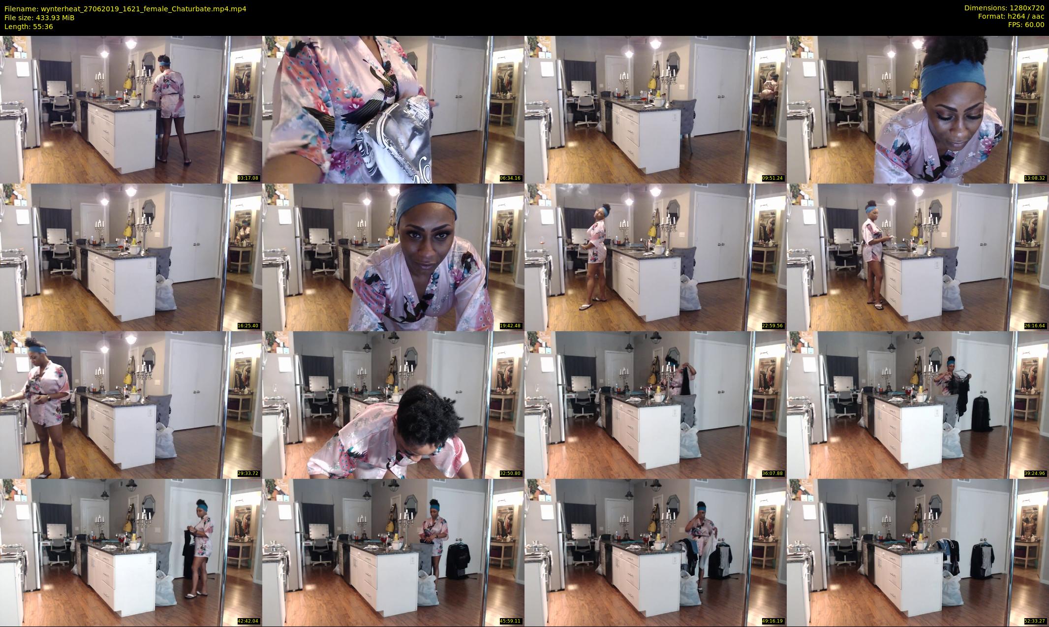 wynterheat — 56 minute Chaturbate female cam show recording, 720p, Jun 27, 2019