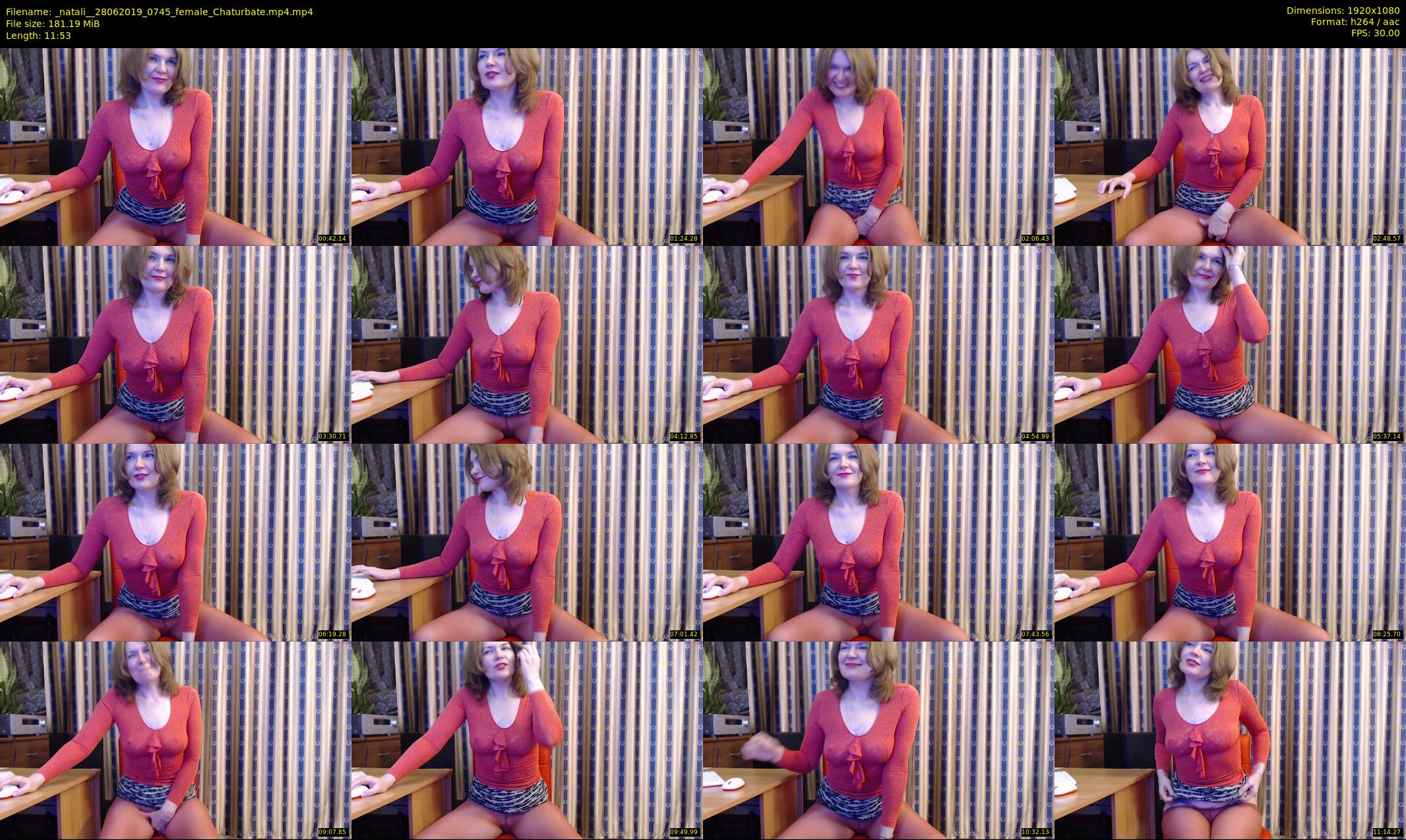 _natali_ — 12 minute Chaturbate female cam show recording, 1080p, Jun 28, 2019