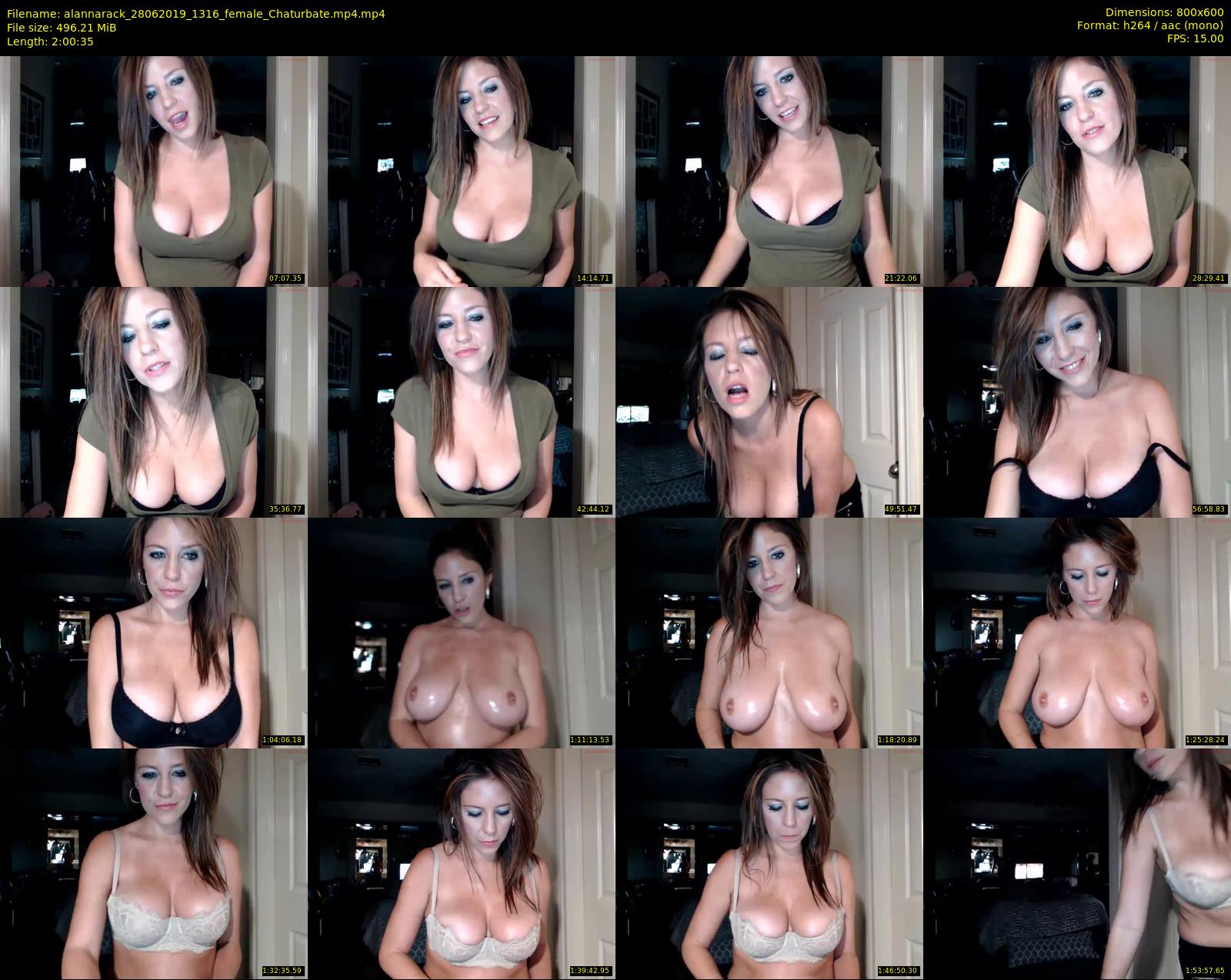 alannarack — 121 minute Chaturbate female cam show recording, 480p, Jun 28, 2019