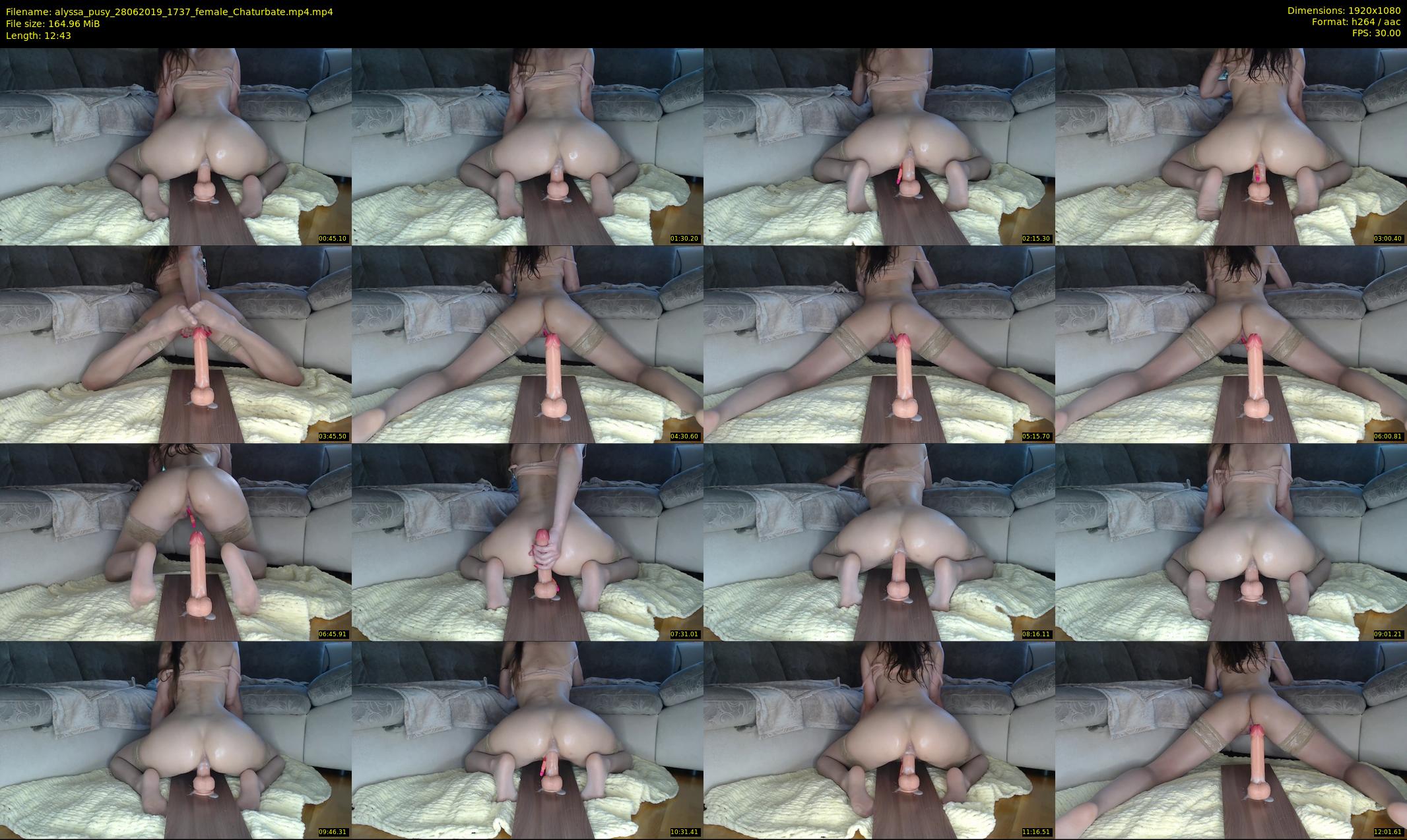 alyssa_pusy — 13 minute Chaturbate couple cam show recording, 1080p, Jun 28, 2019