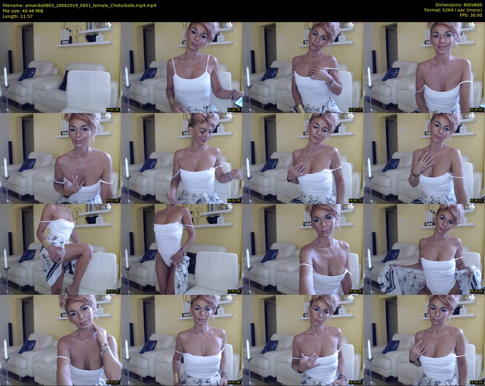 amanda0803 — 12 minute Chaturbate female cam show recording, 480p, Jun 28, 2019