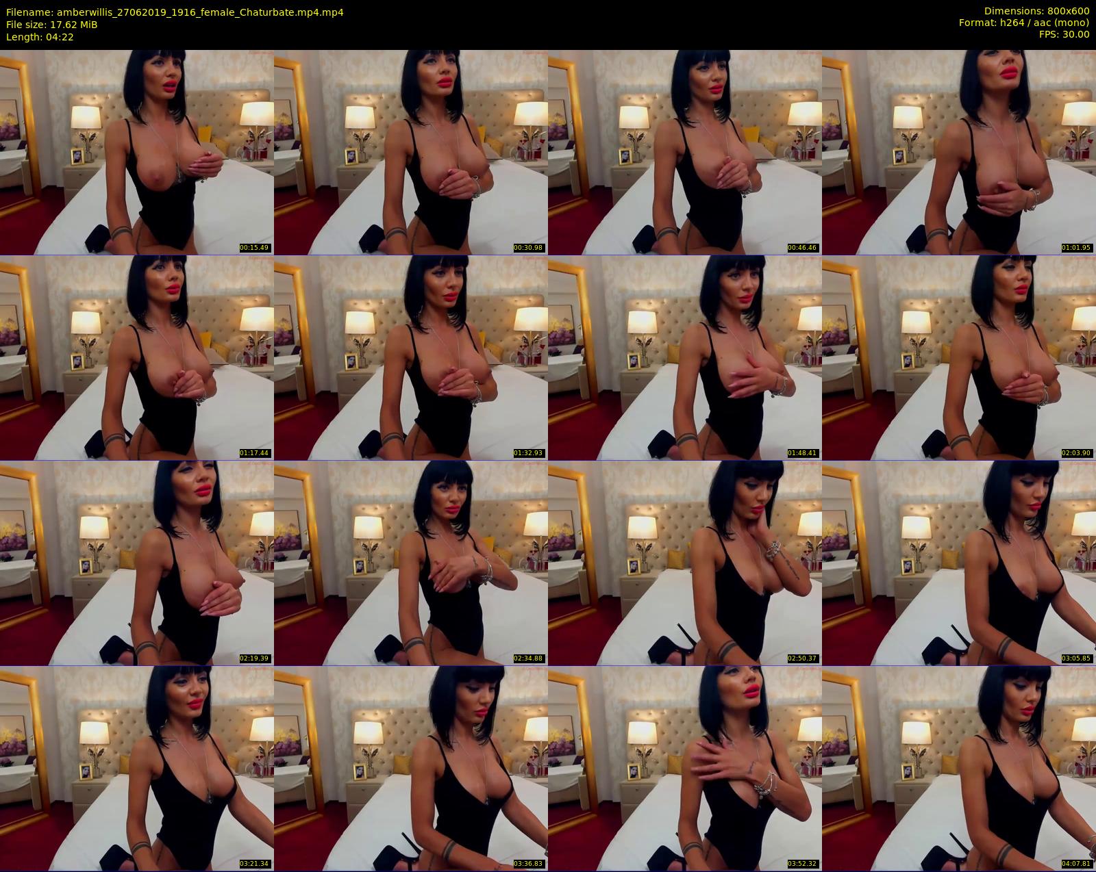 amberwillis — 5 minute Chaturbate female cam show recording, 480p, Jun 27, 2019