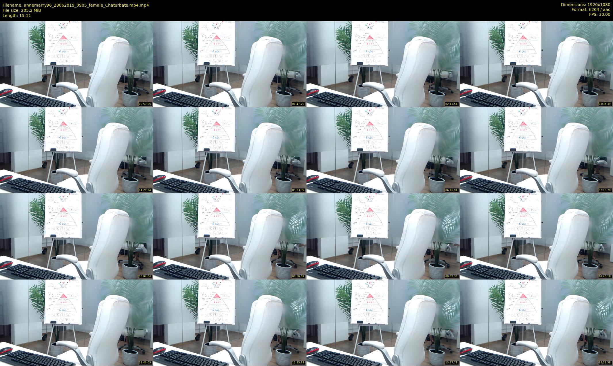 annemarry96 — 16 minute Chaturbate female cam show recording, 1080p, Jun 28, 2019