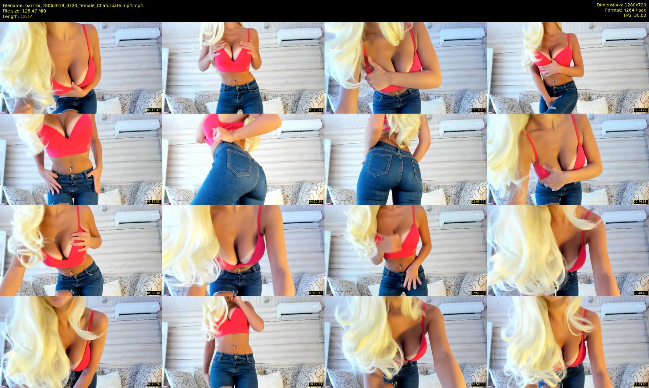 barrrbi — 13 minute Chaturbate female cam show recording, 720p, Jun 28, 2019