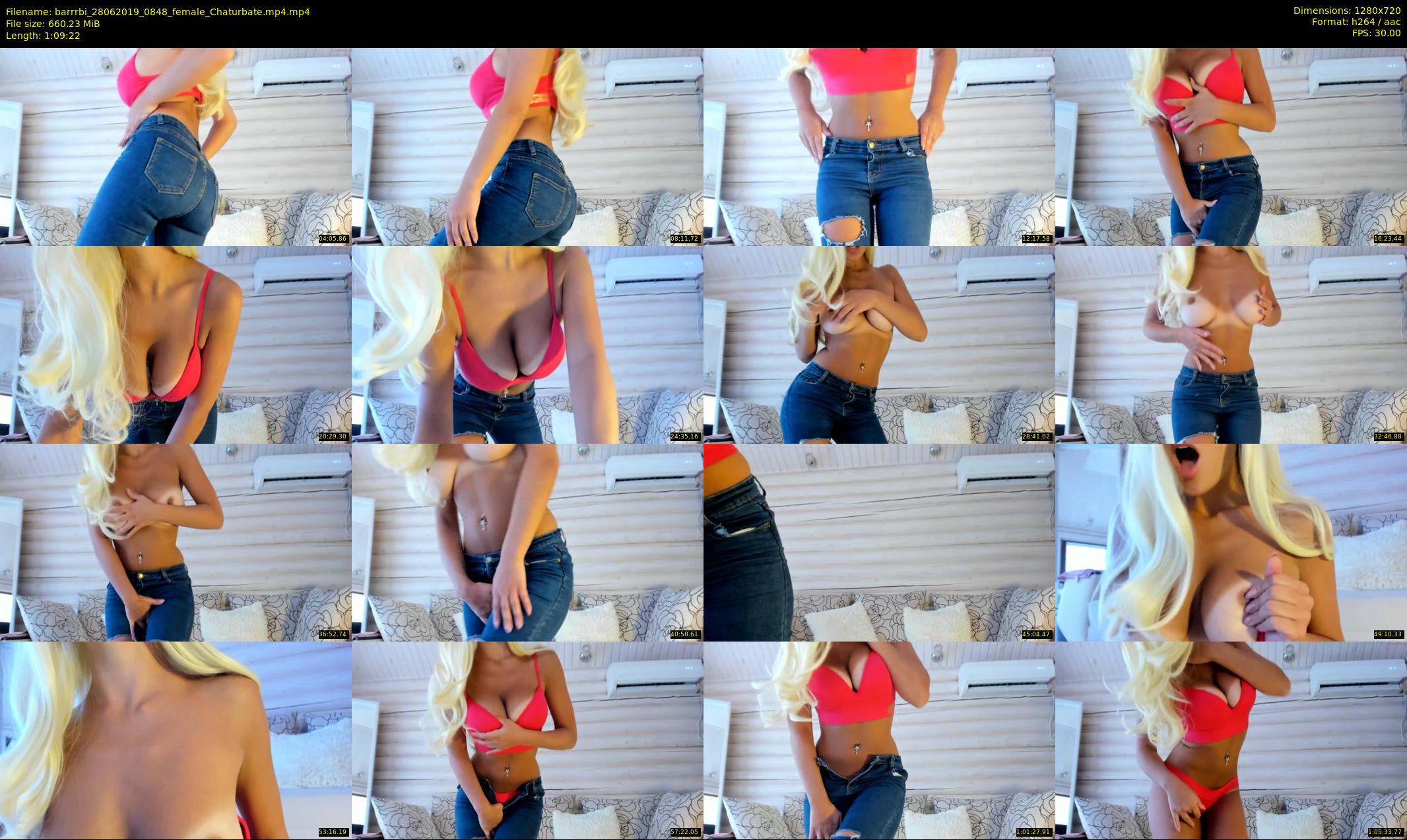 barrrbi — 70 minute Chaturbate female cam show recording, 720p, Jun 28, 2019
