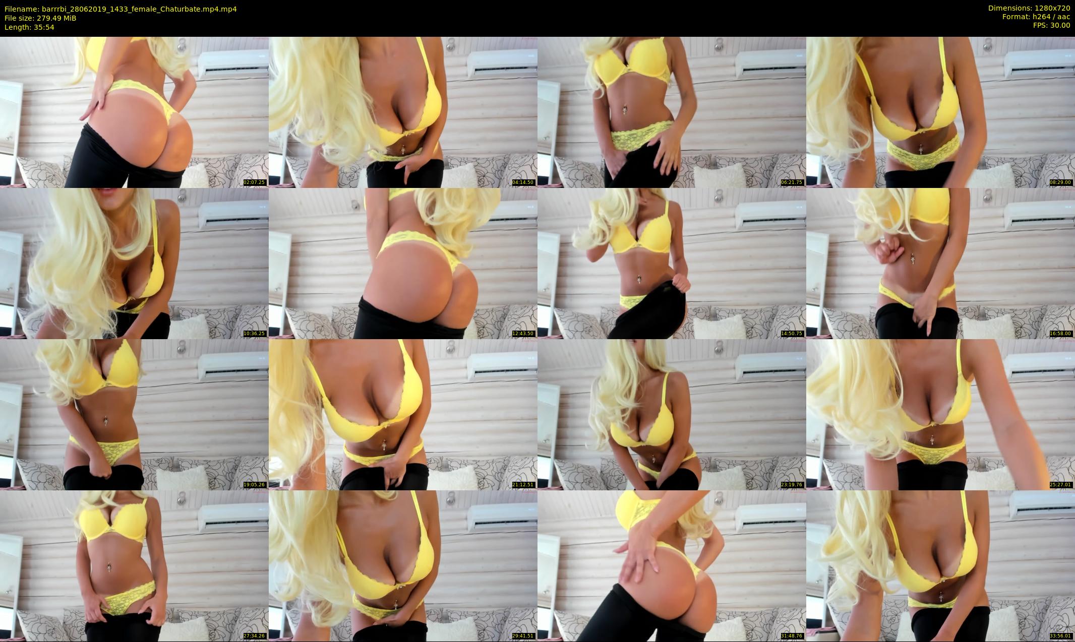 barrrbi — 36 minute Chaturbate female cam show recording, 720p, Jun 28, 2019