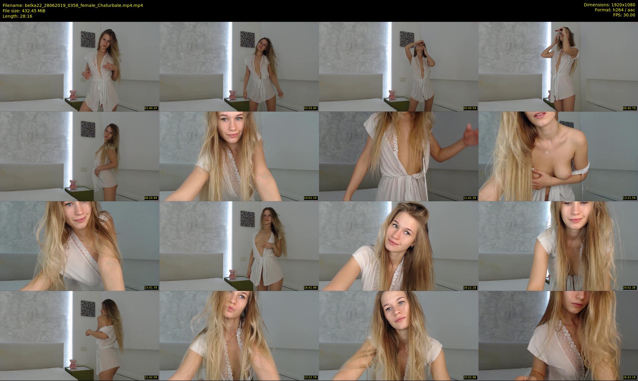 belka22 — 29 minute Chaturbate female cam show recording, 1080p, Jun 28, 2019