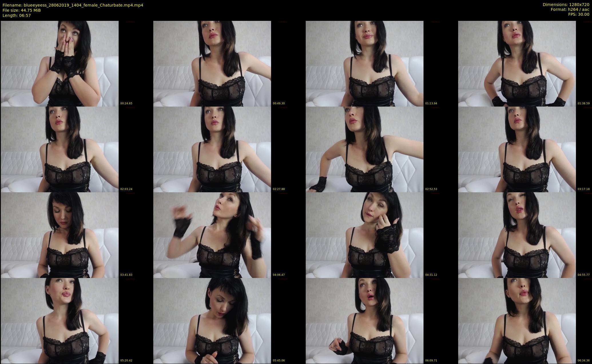 blueeyeess — 7 minute Chaturbate female cam show recording, 720p, Jun 28, 2019