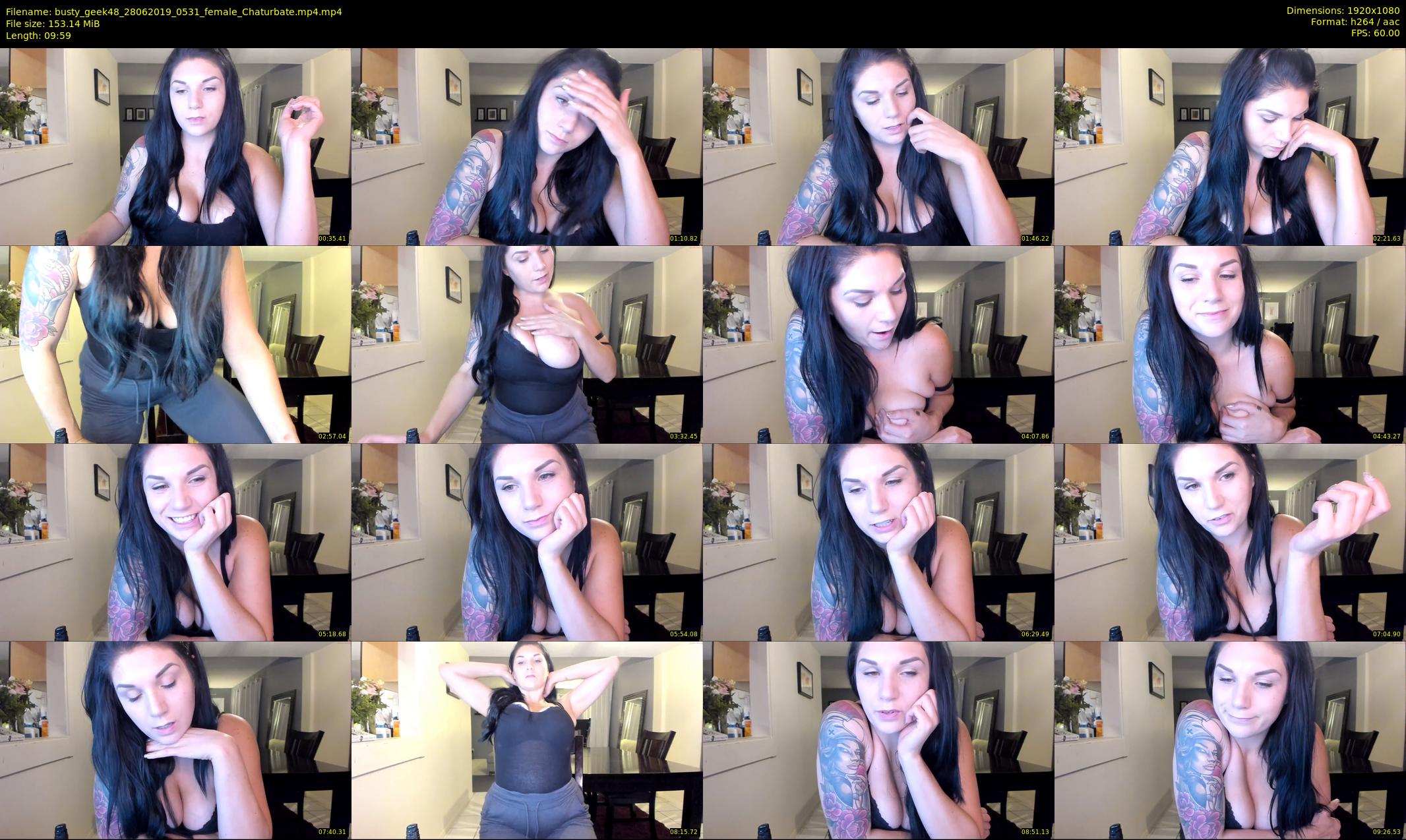 busty_geek48 — 10 minute Chaturbate female cam show recording, 1080p, Jun 28, 2019