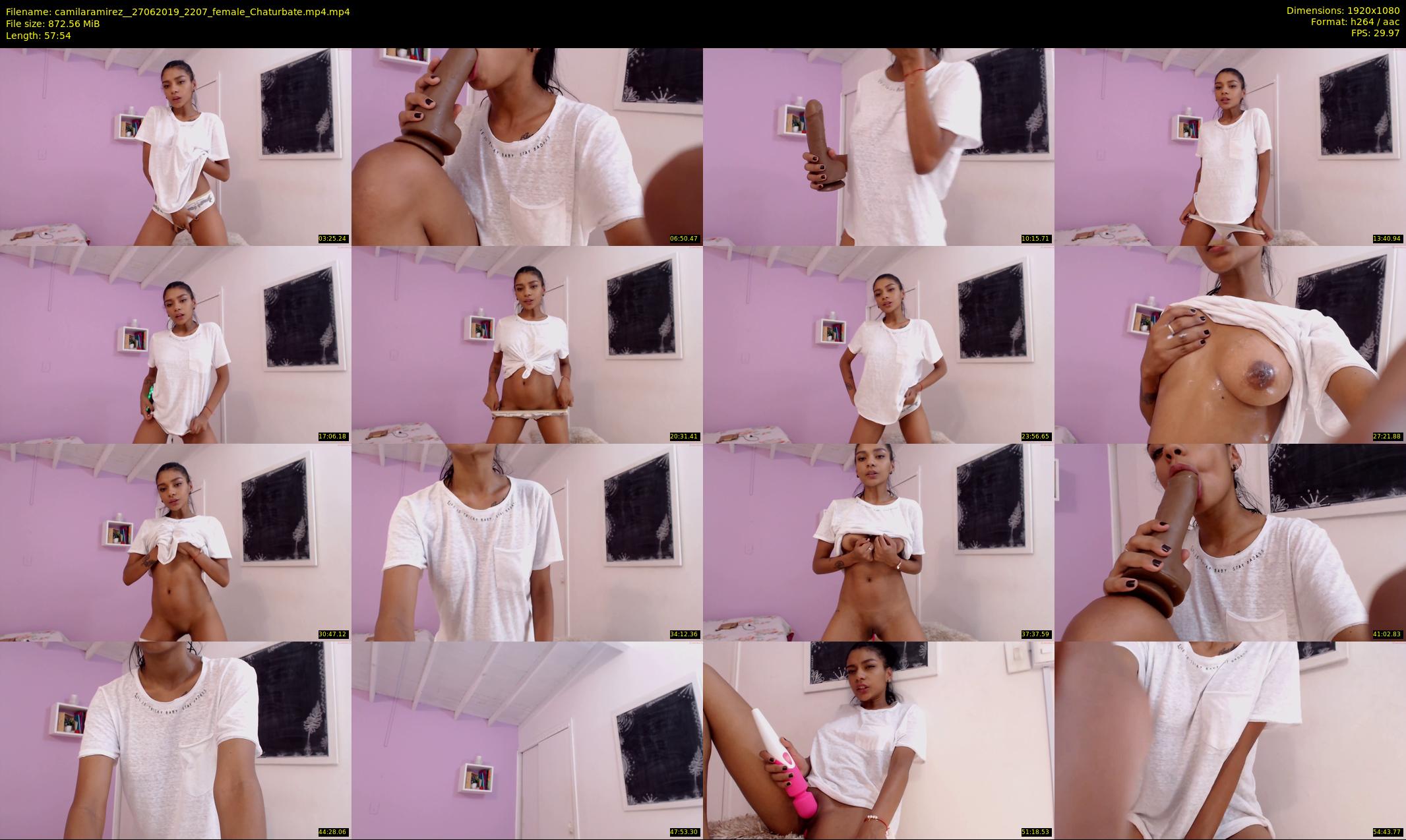 camilaramirez_ — 58 minute Chaturbate female cam show recording, 1080p, Jun 27, 2019