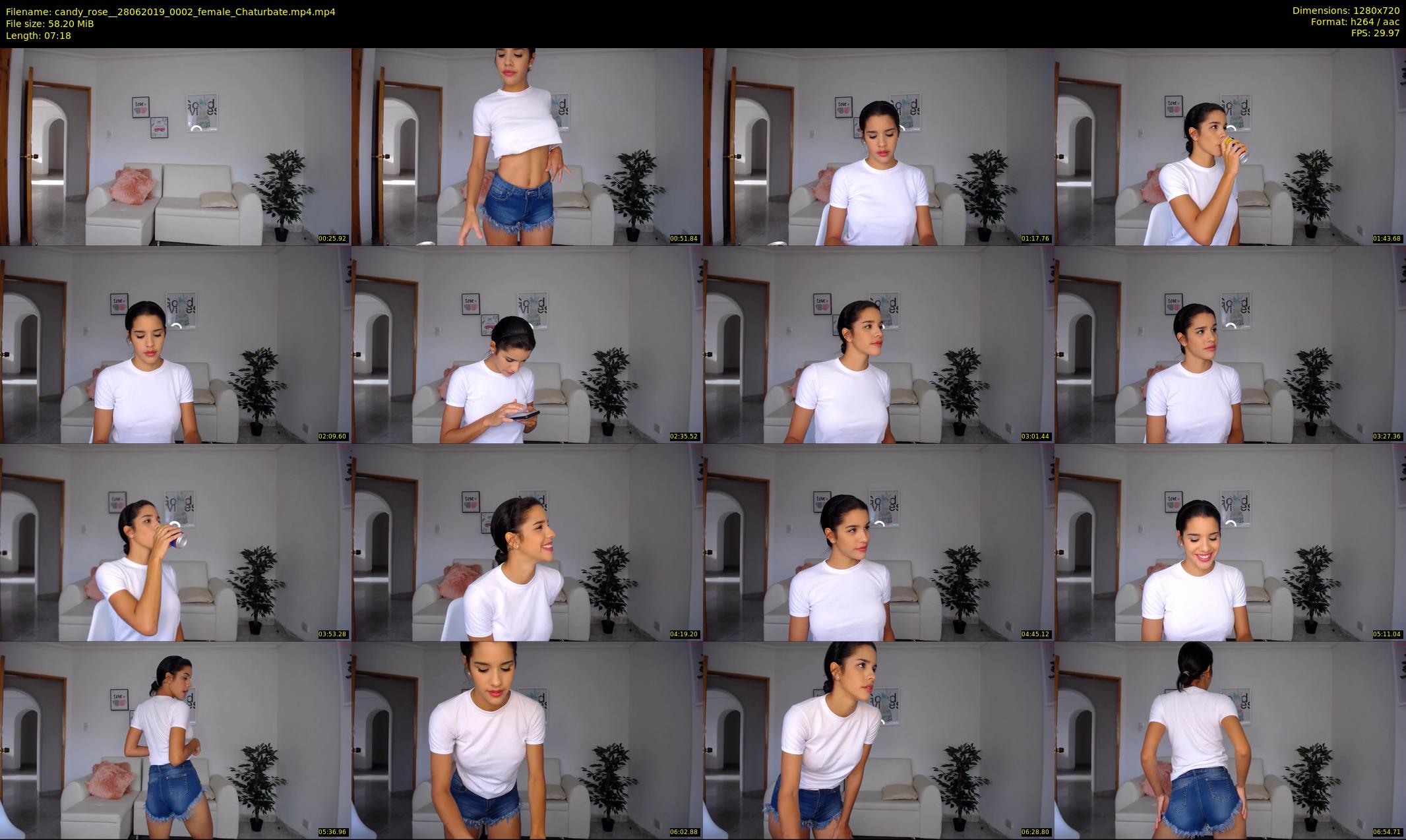 candy_rose_ — 8 minute Chaturbate female cam show recording, 720p, Jun 28, 2019