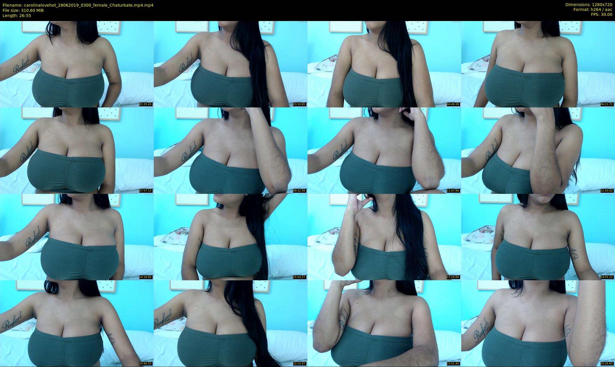 carolinalovehot — 27 minute Chaturbate female cam show recording, 720p, Jun 28, 2019