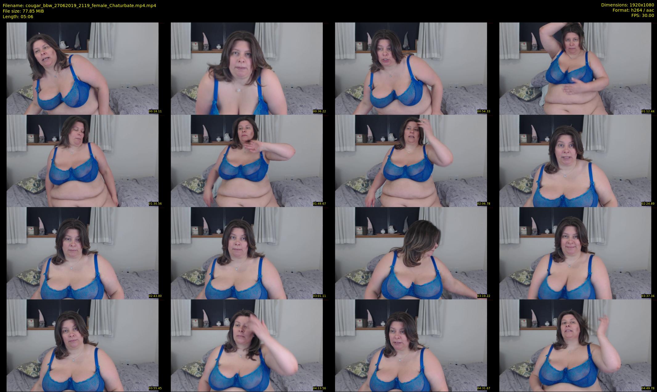 cougar_bbw — 6 minute Chaturbate female cam show recording, 1080p, Jun 27, 2019