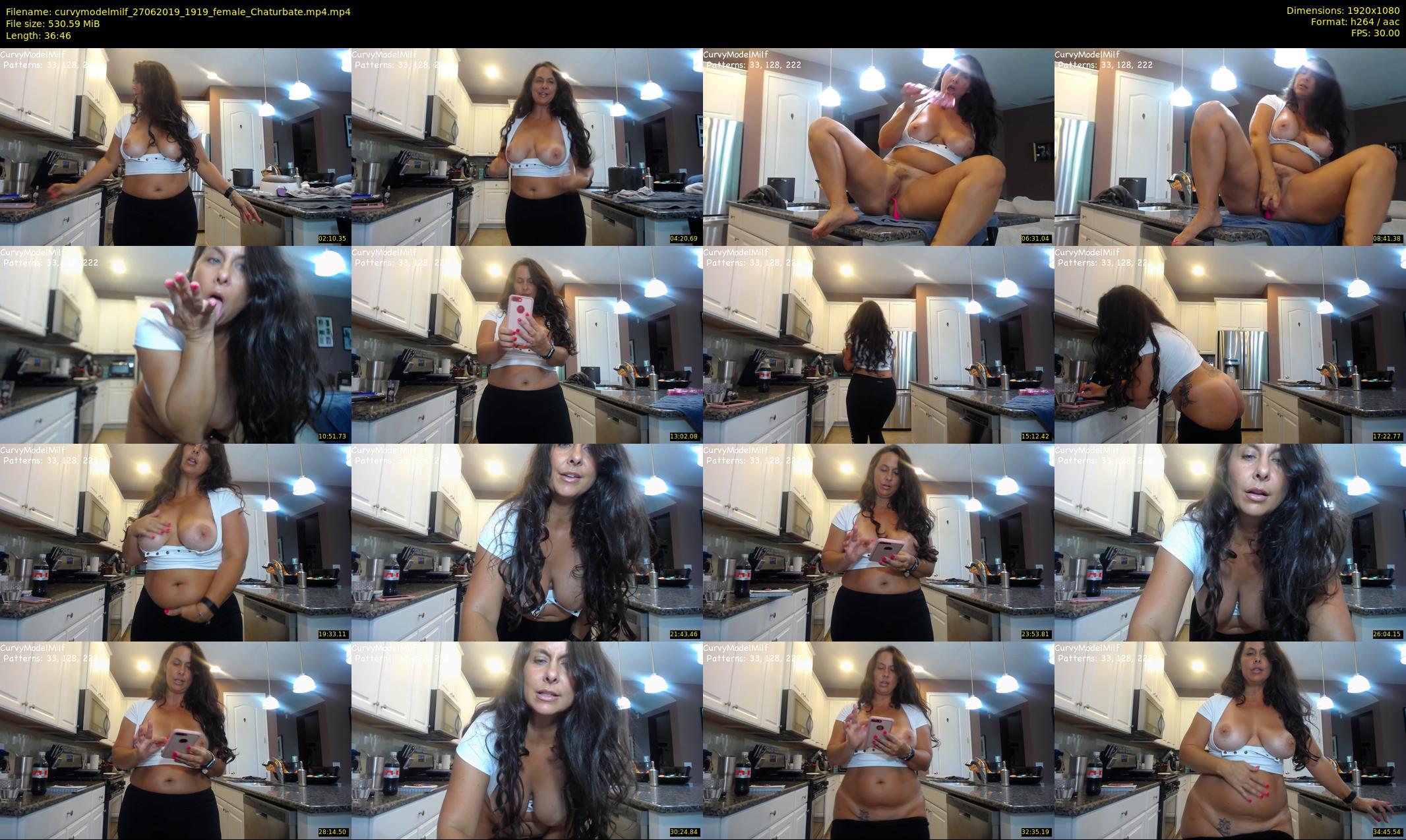 curvymodelmilf — 37 minute Chaturbate female cam show recording, 1080p, Jun 27, 2019
