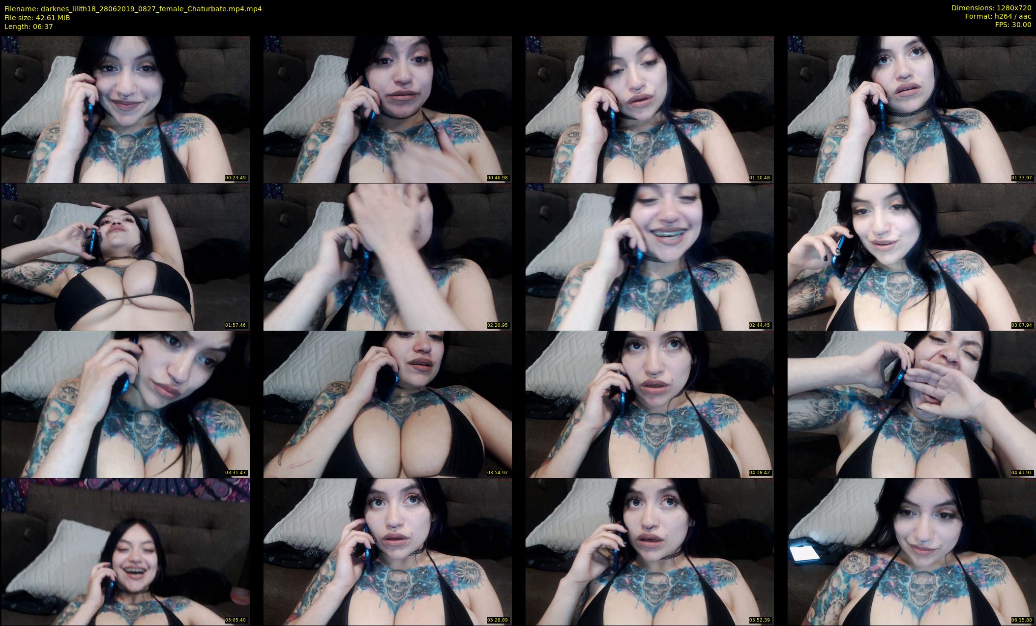 darknes_lilith18 — 7 minute Chaturbate female cam show recording, 720p, Jun 28, 2019