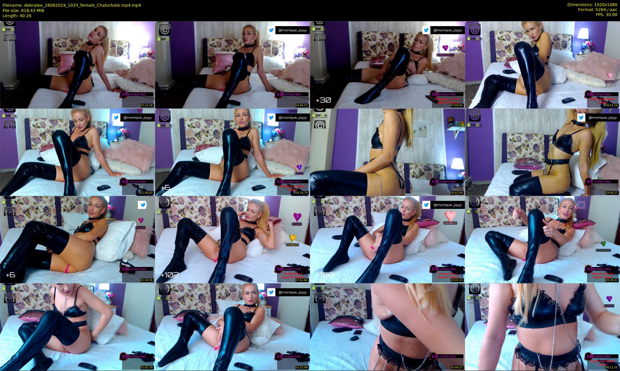debralee — 41 minute Chaturbate female cam show recording, 1080p, Jun 28, 2019