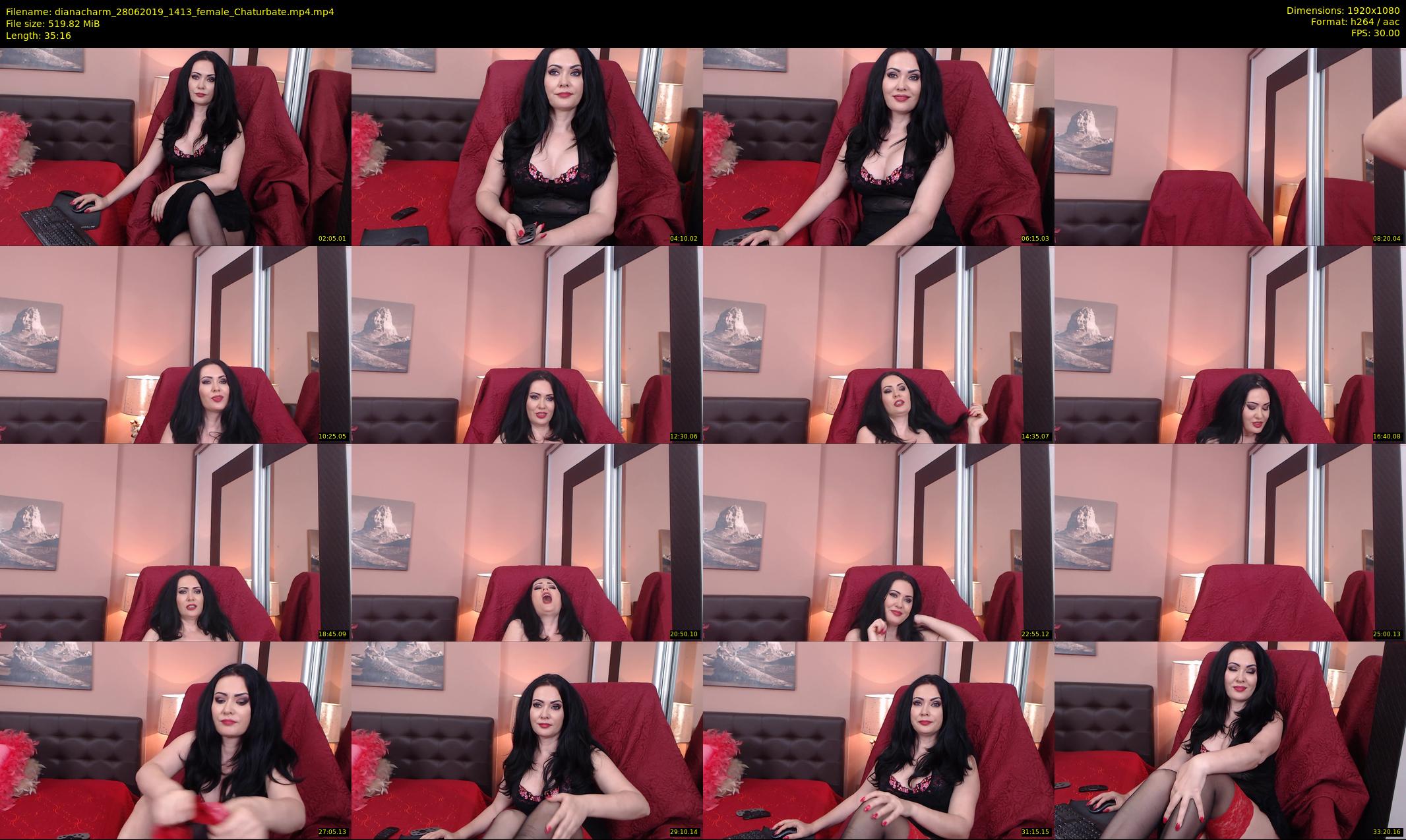 dianacharm — 36 minute Chaturbate female cam show recording, 1080p, Jun 28, 2019