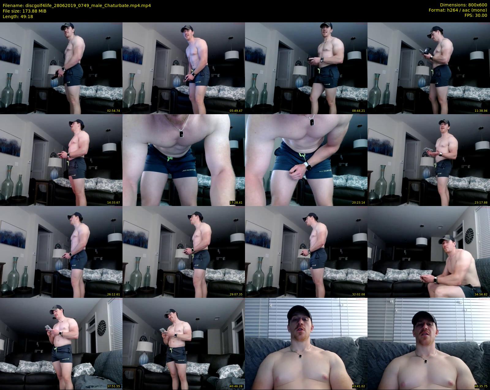 discgolf4life — 50 minute Chaturbate male cam show recording, 480p, Jun 28, 2019