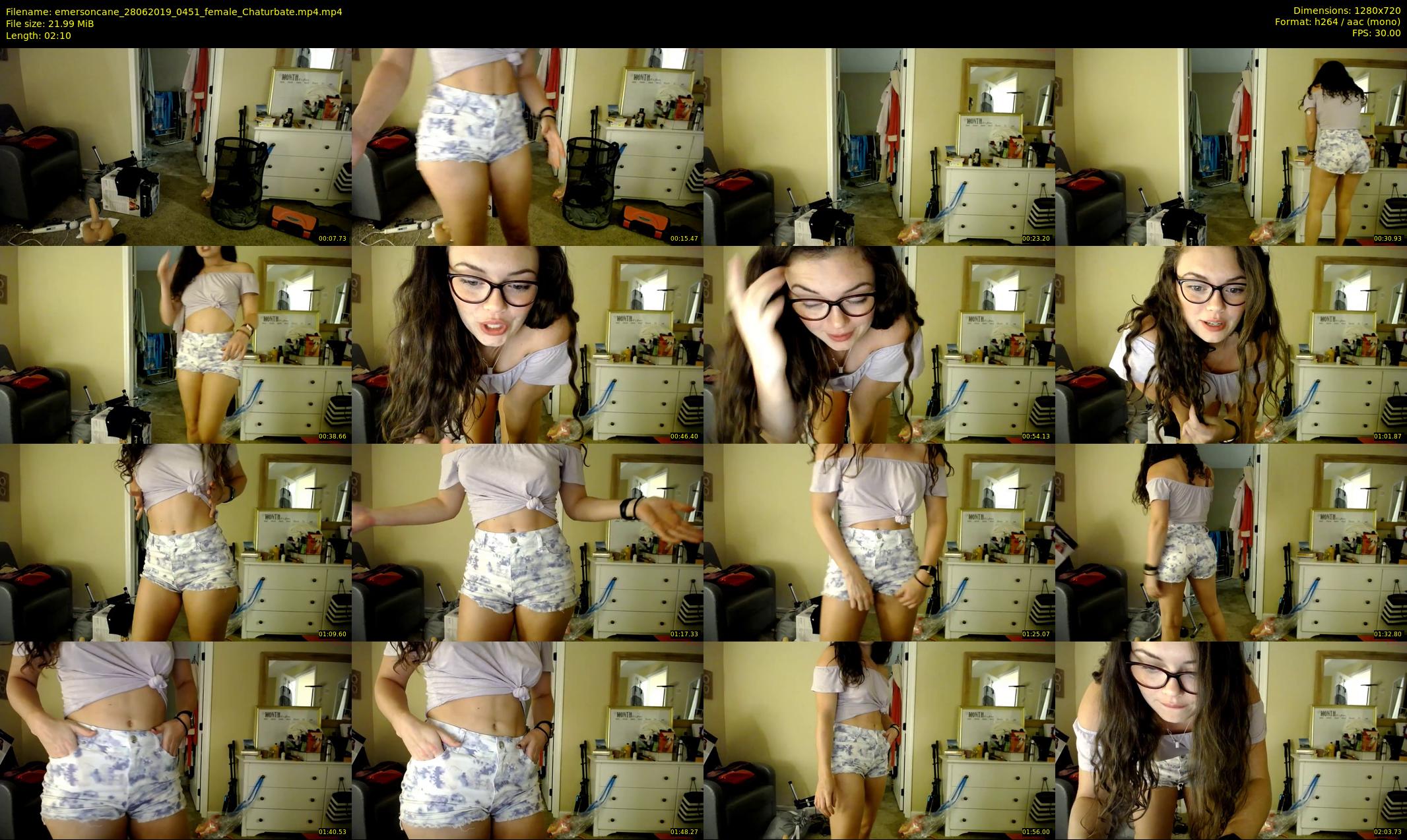 emersoncane — 3 minute Chaturbate female cam show recording, 720p, Jun 28, 2019