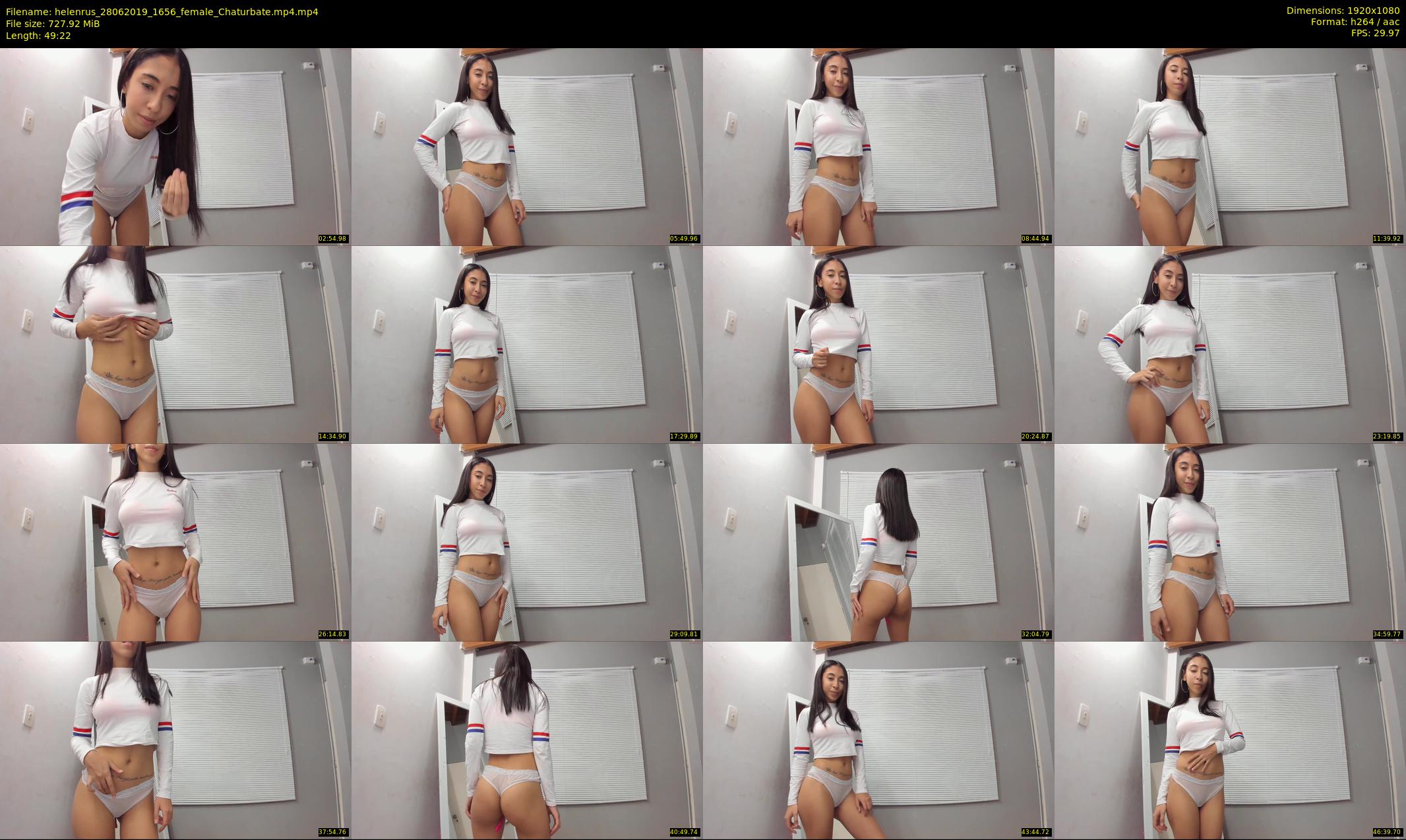 helenrus — 50 minute Chaturbate female cam show recording, 1080p, Jun 28, 2019