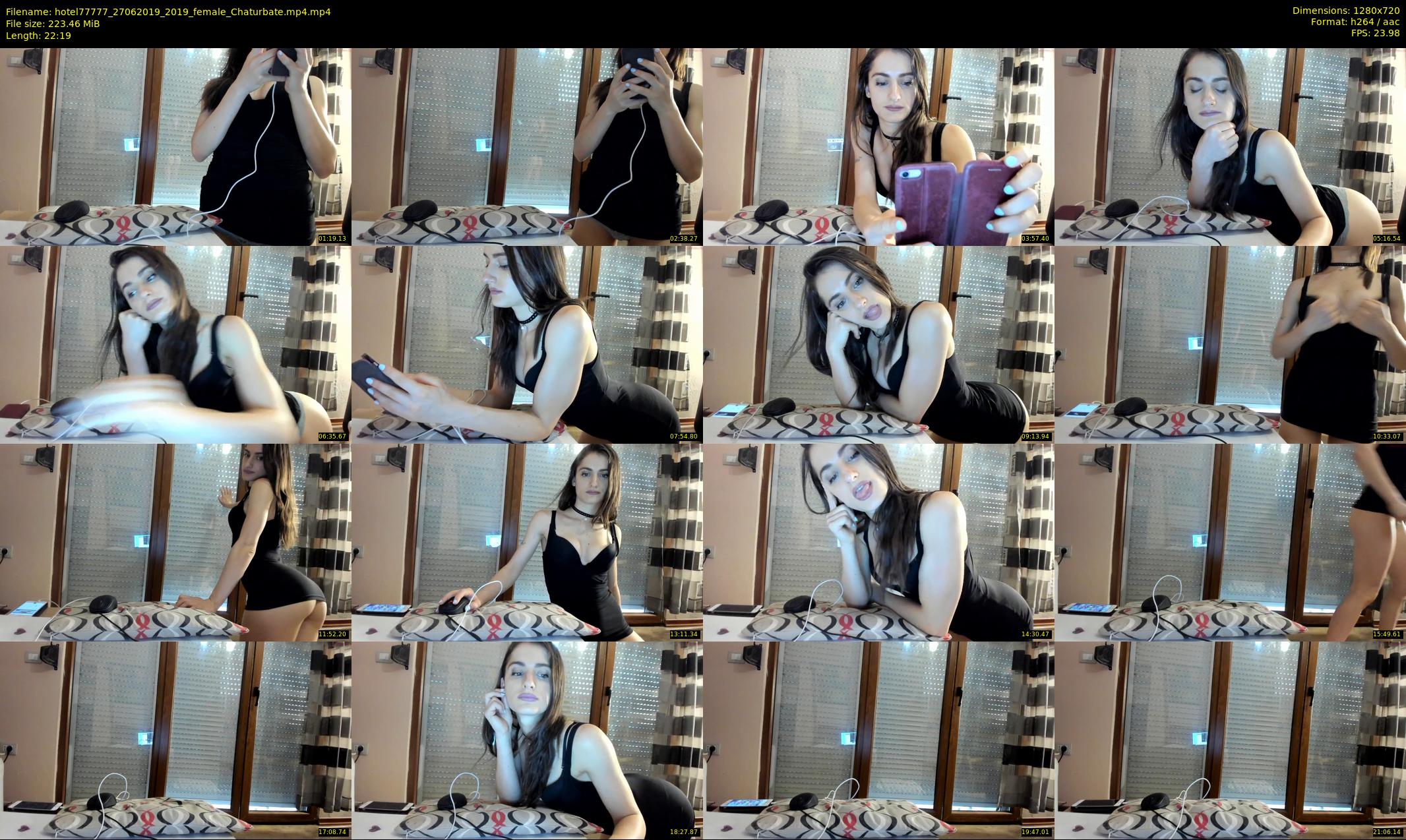 hotel77777 — 23 minute Chaturbate female cam show recording, 720p, Jun 27, 2019