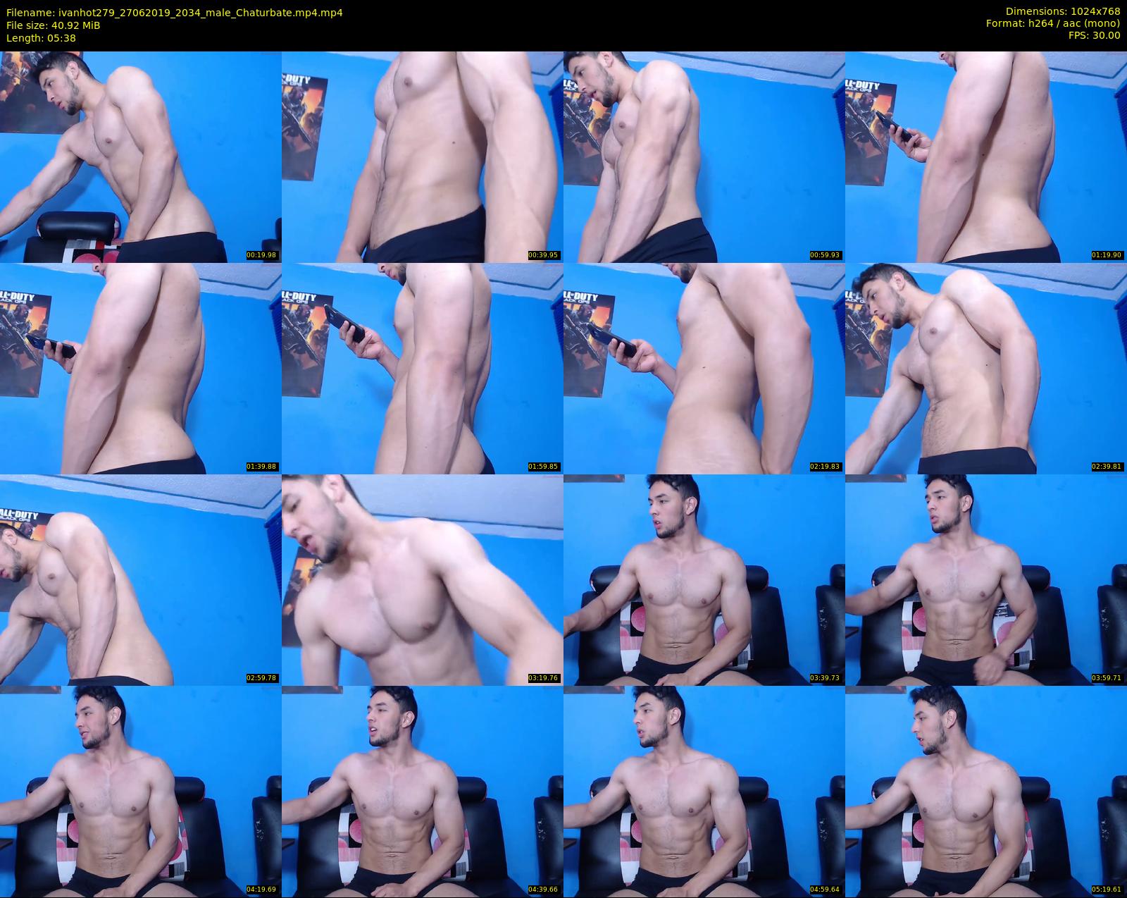 ivanhot279 — 6 minute Chaturbate male cam show recording, 720p, Jun 27, 2019