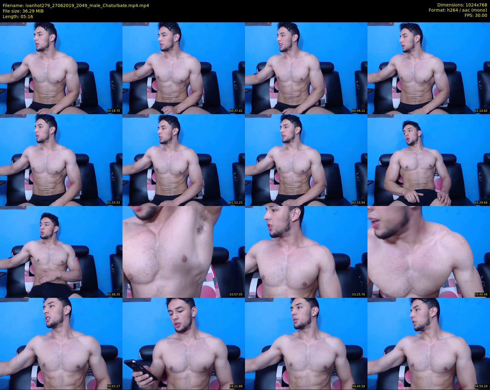 ivanhot279 — 6 minute Chaturbate male cam show recording, 720p, Jun 27, 2019