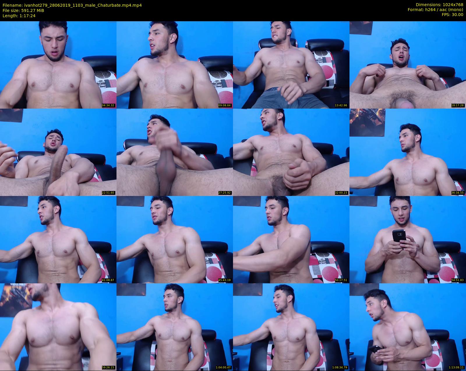ivanhot279 — 78 minute Chaturbate male cam show recording, 720p, Jun 28, 2019