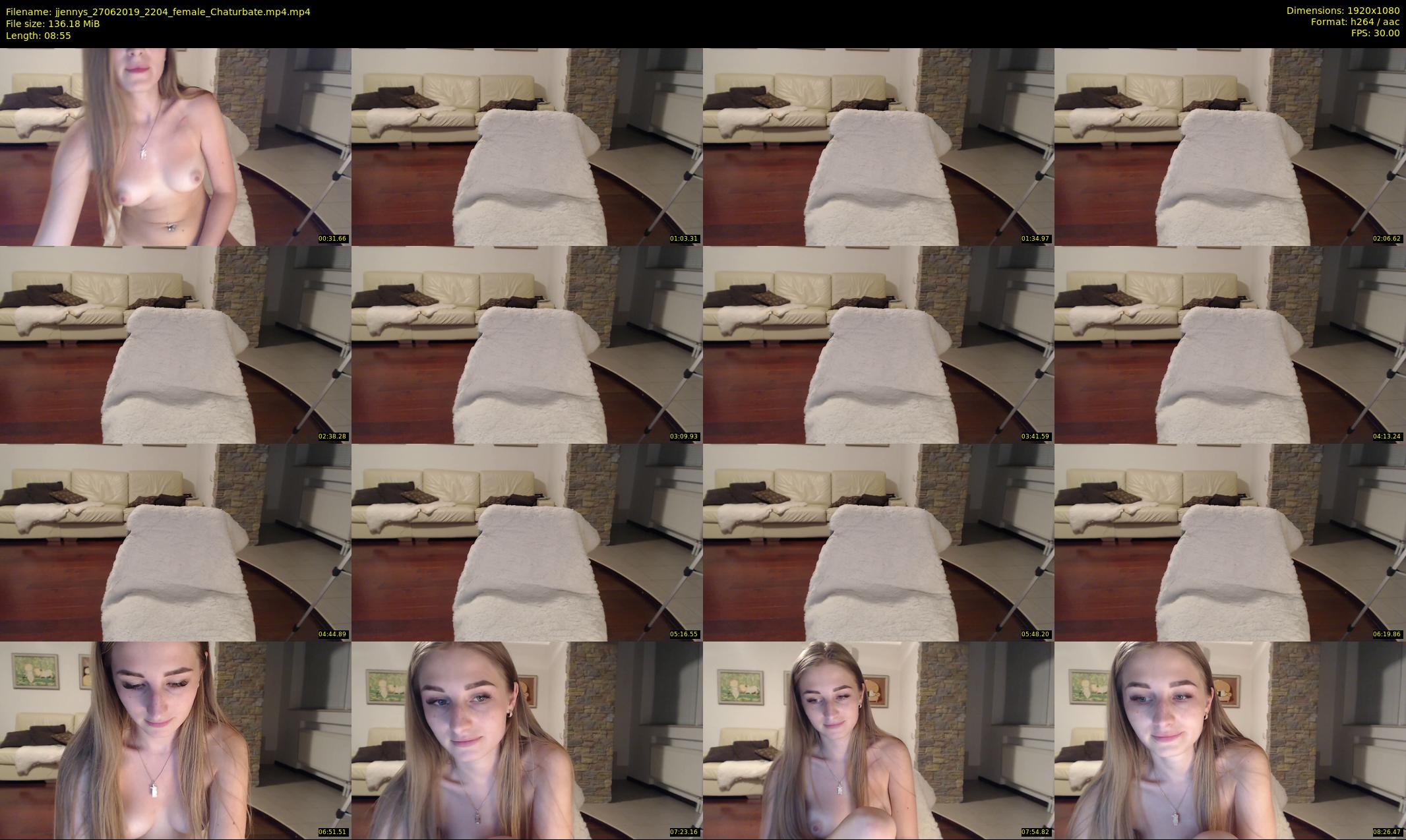 jjennys — 9 minute Chaturbate female cam show recording, 1080p, Jun 27, 2019