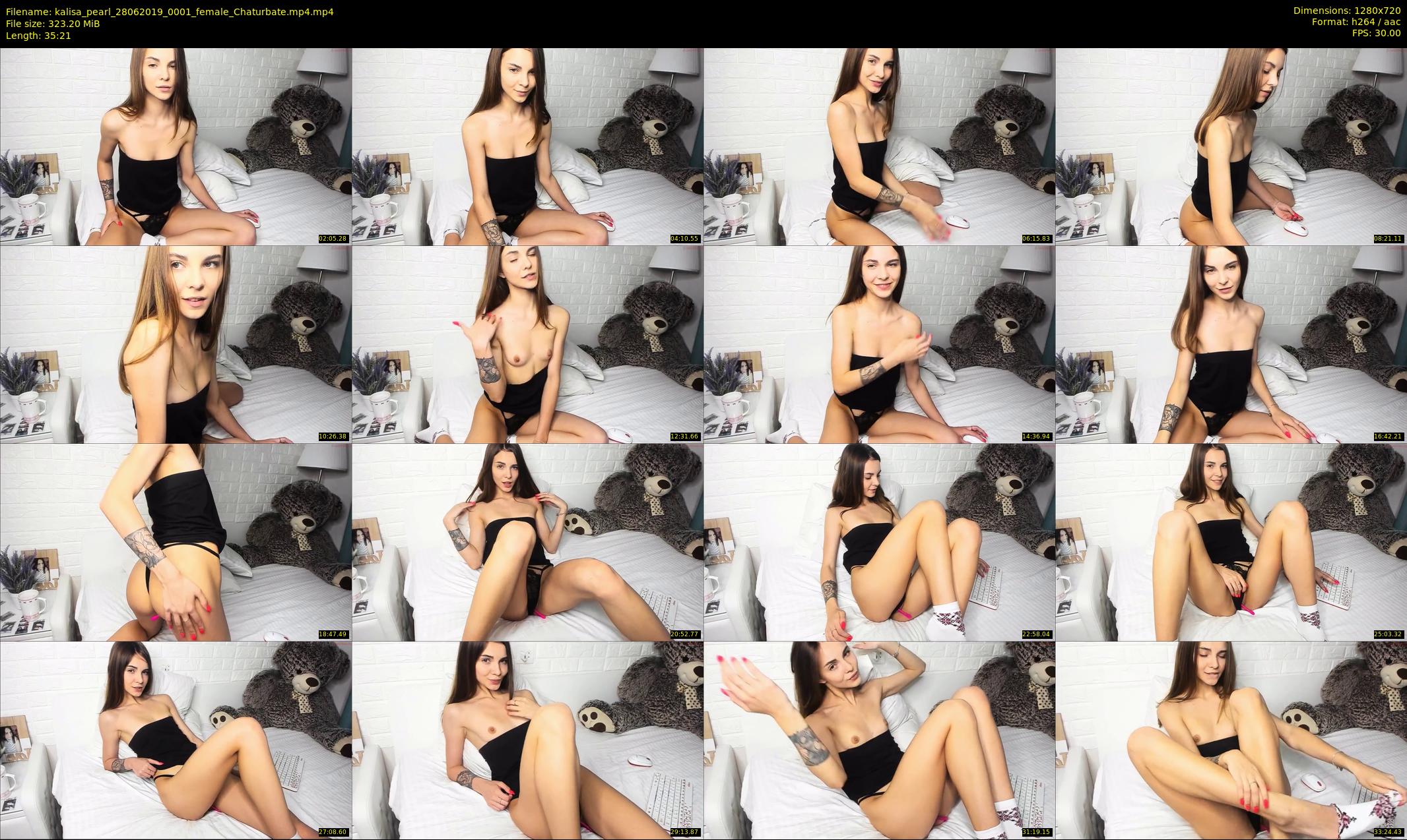 kalisa_pearl — 36 minute Chaturbate female cam show recording, 720p, Jun 28, 2019