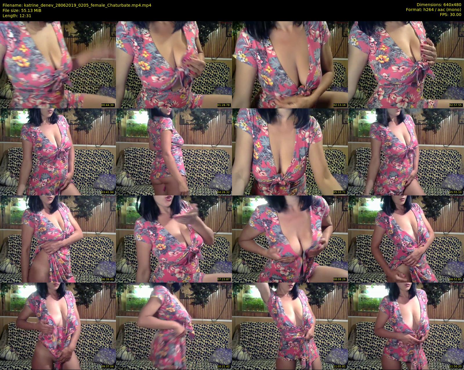 katrine_denev — 13 minute Chaturbate female cam show recording, 480p, Jun 28, 2019
