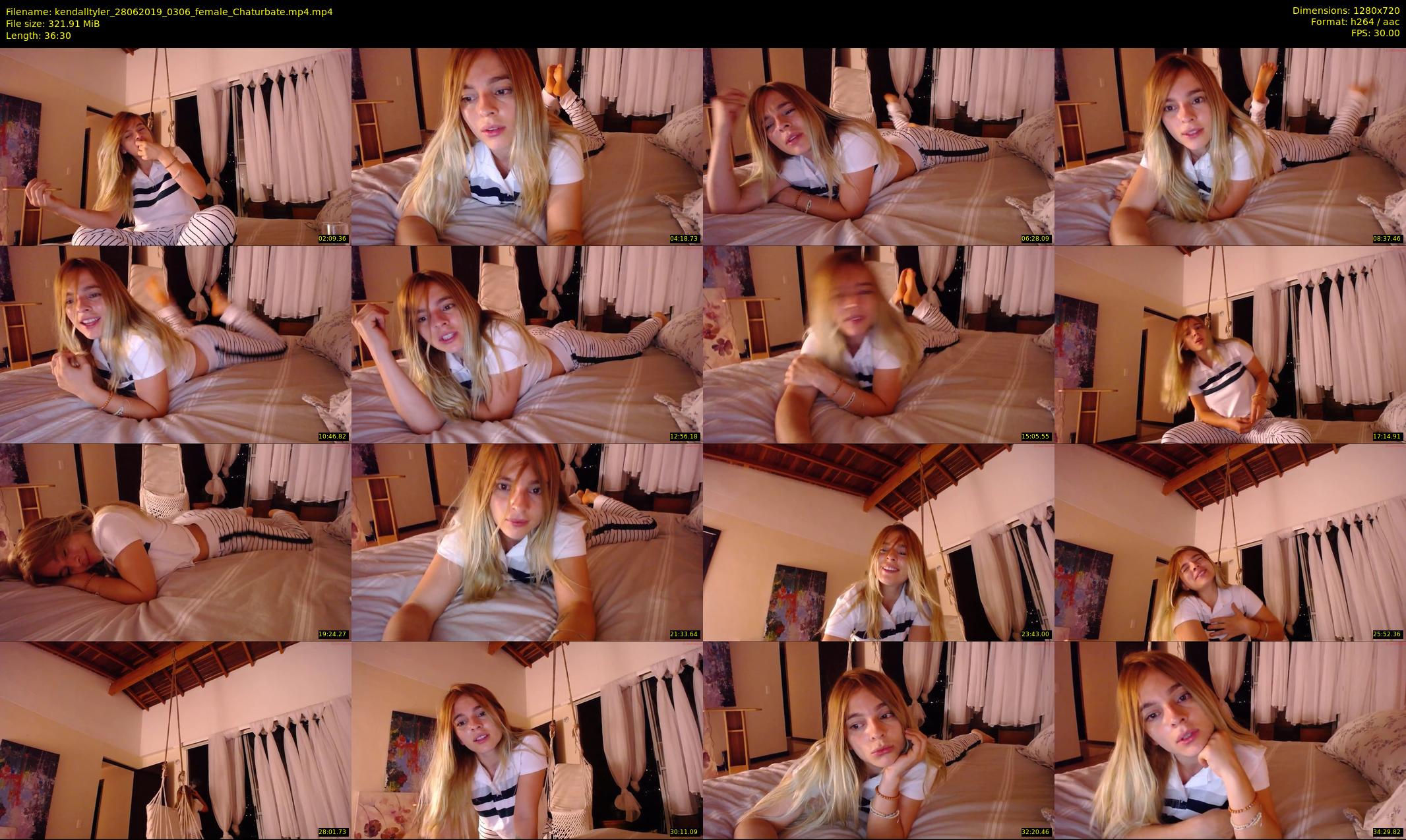 kendalltyler — 37 minute Chaturbate female cam show recording, 720p, Jun 28, 2019