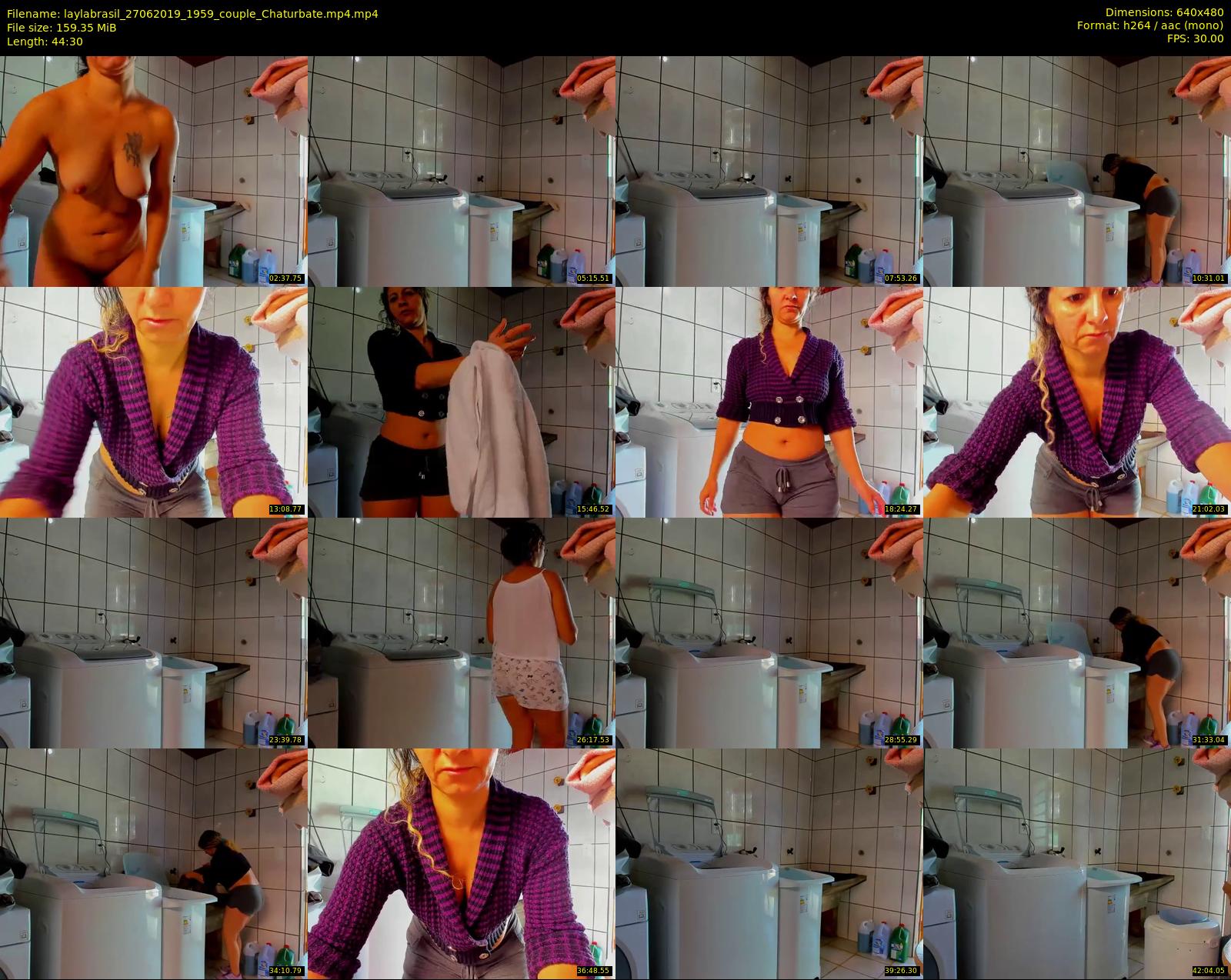 laylabrasil — 45 minute Chaturbate female cam show recording, 480p, Jun 27, 2019
