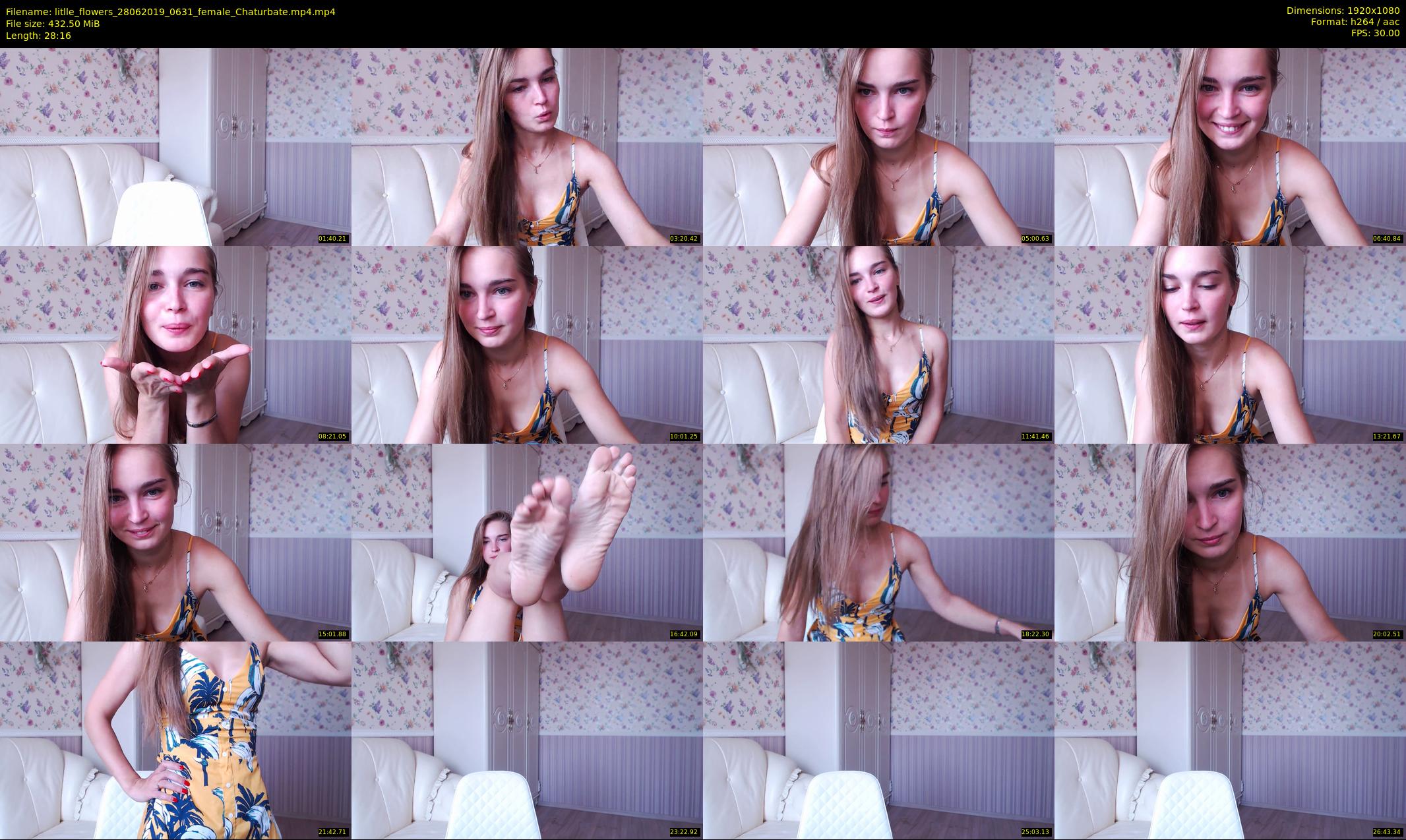 litlle_flowers — 29 minute Chaturbate female cam show recording, 1080p, Jun 28, 2019