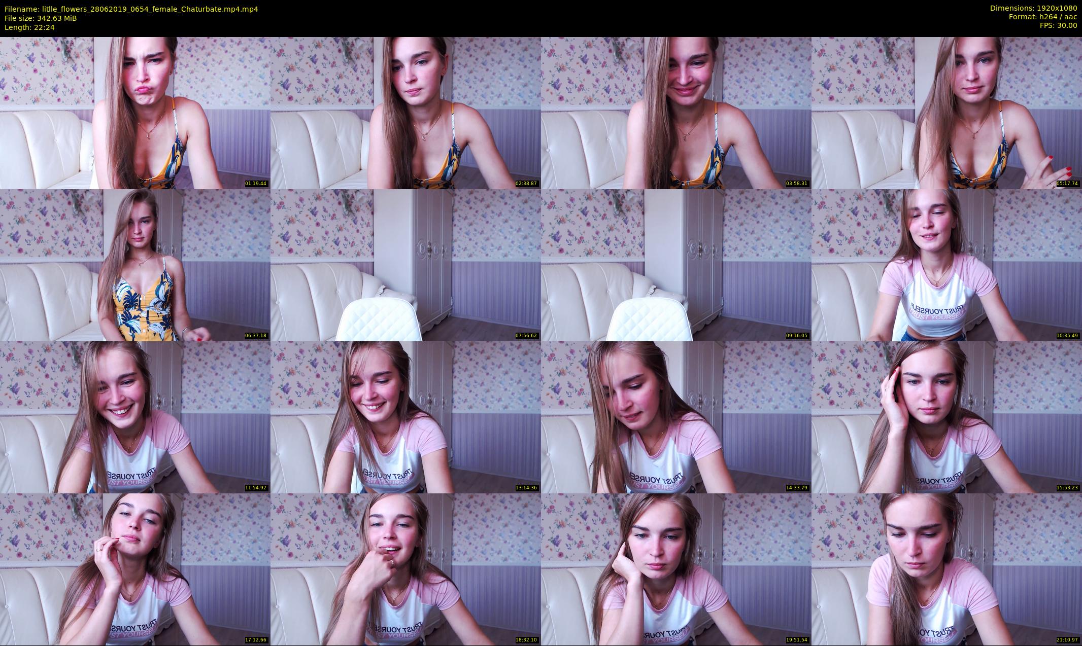 litlle_flowers — 23 minute Chaturbate female cam show recording, 1080p, Jun 28, 2019
