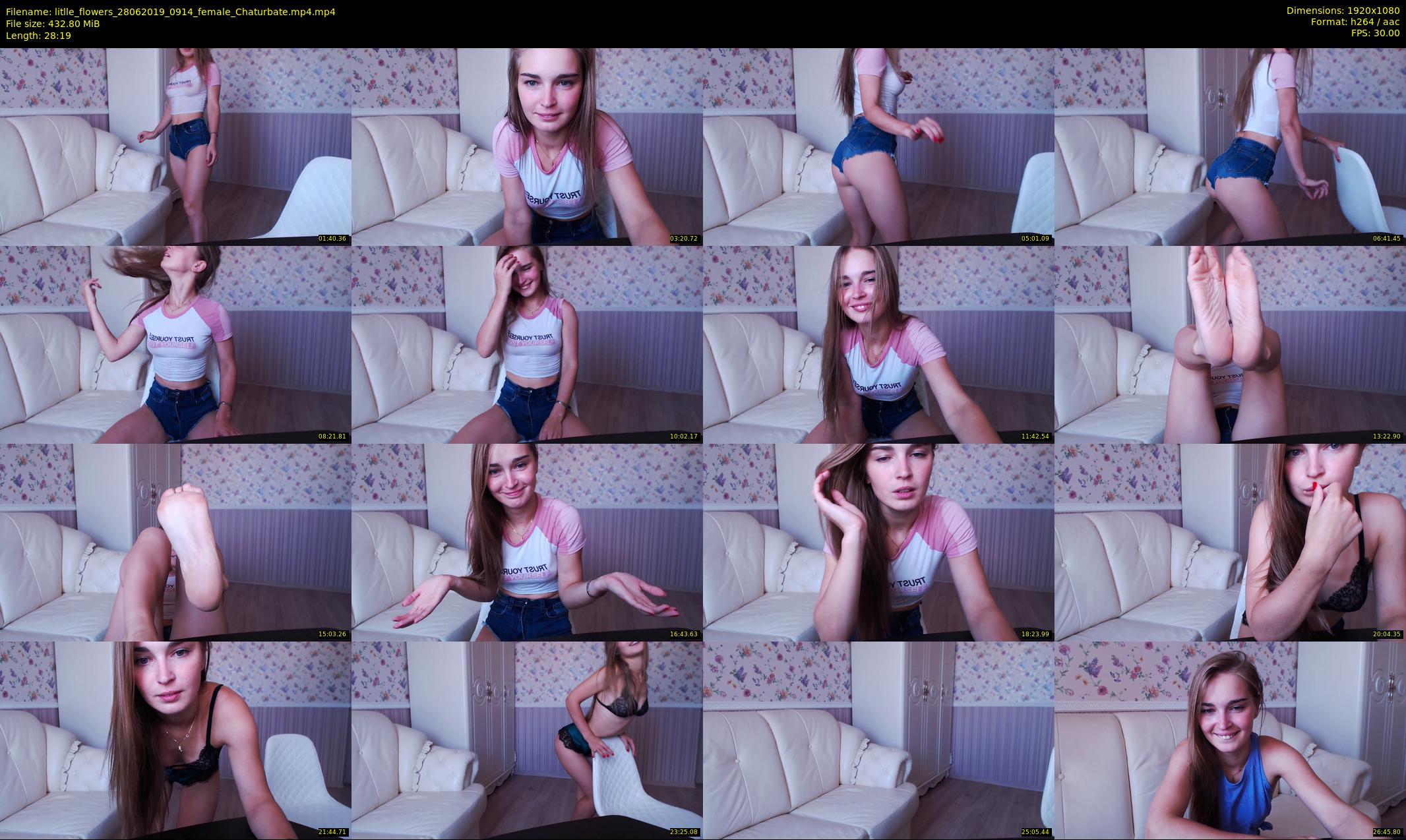 litlle_flowers — 29 minute Chaturbate female cam show recording, 1080p, Jun 28, 2019