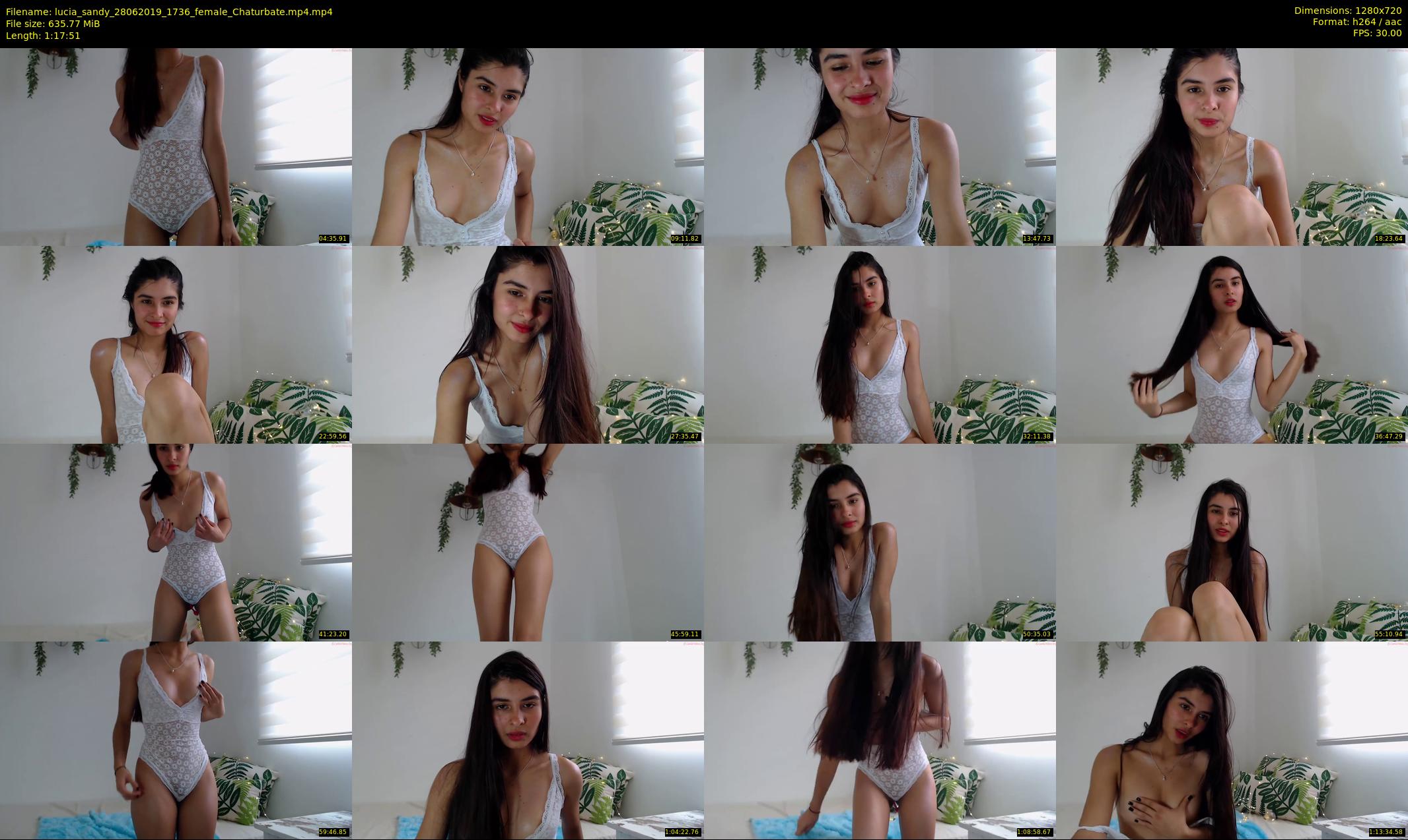 lucia_sandy — 78 minute Chaturbate female cam show recording, 720p, Jun 28, 2019
