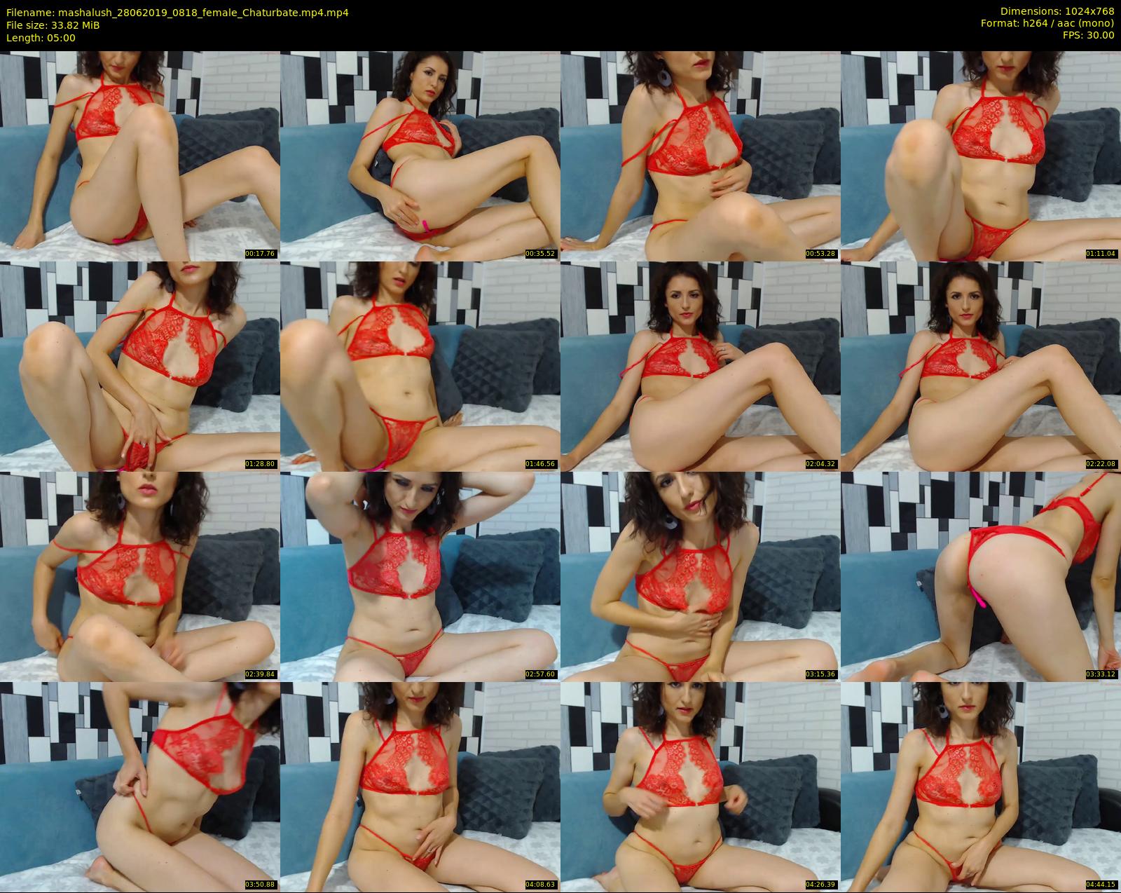 mashalush — 5 minute Chaturbate female cam show recording, 720p, Jun 28, 2019