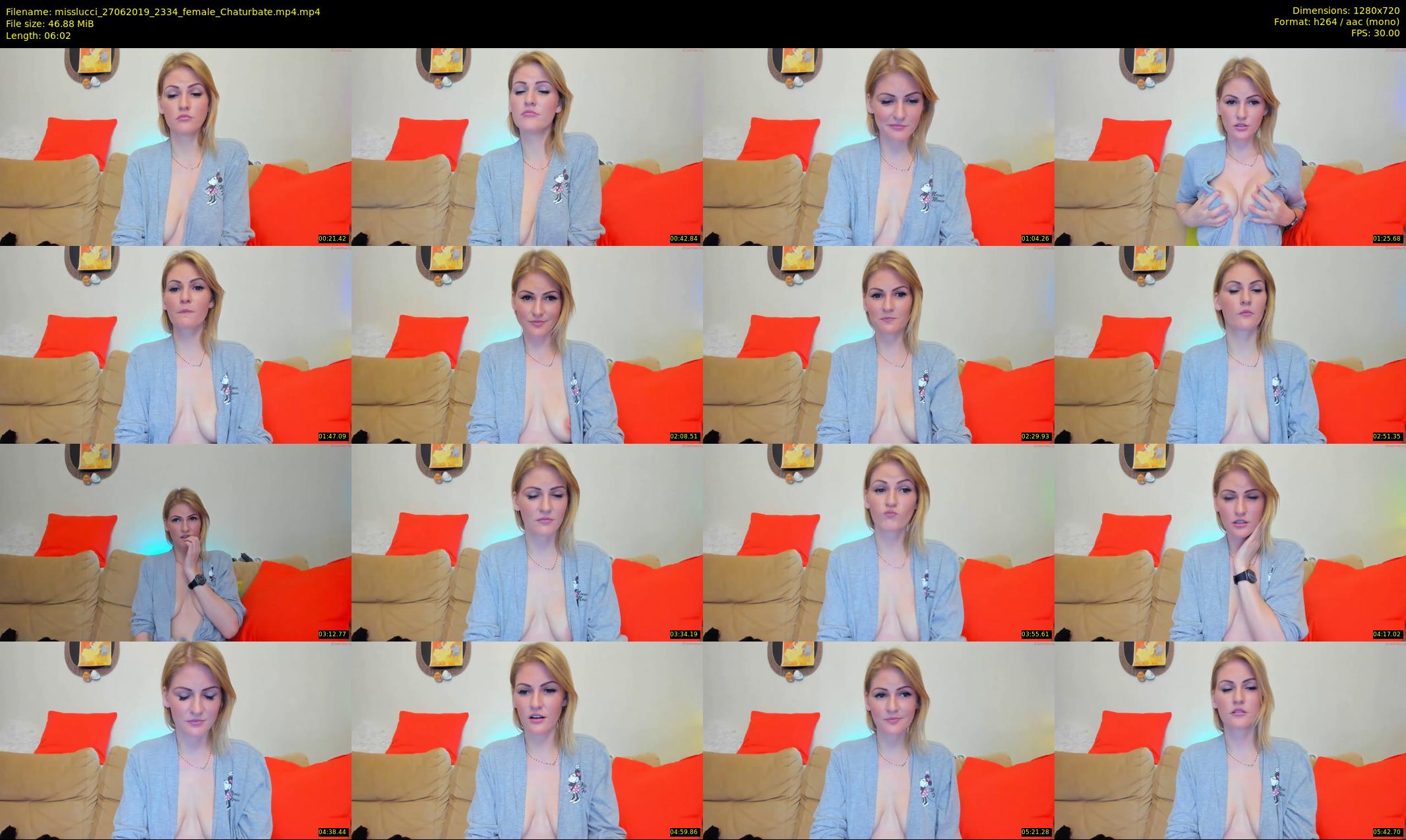 misslucci — 7 minute Chaturbate female cam show recording, 720p, Jun 27, 2019