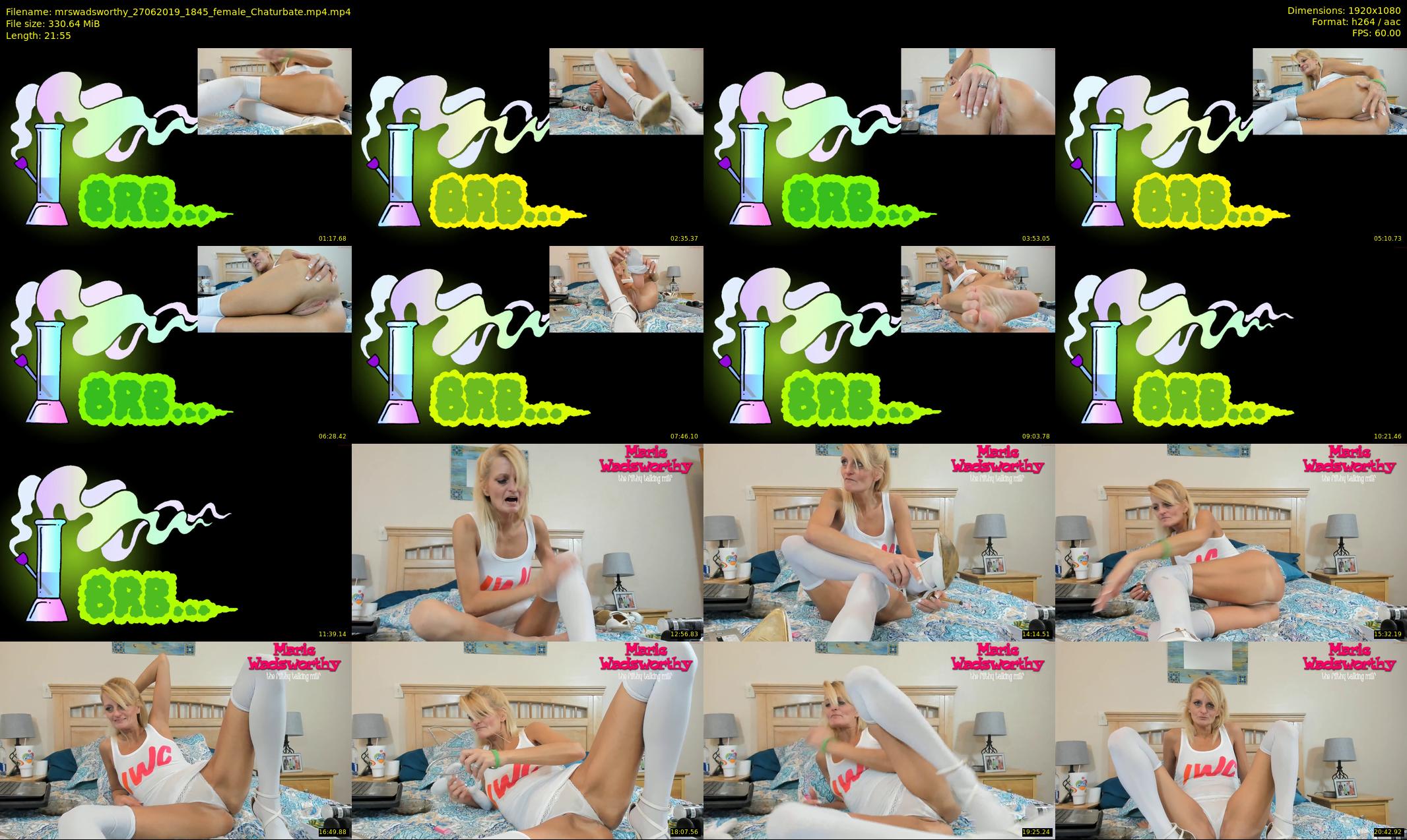 mrswadsworthy — 22 minute Chaturbate female cam show recording, 1080p, Jun 27, 2019