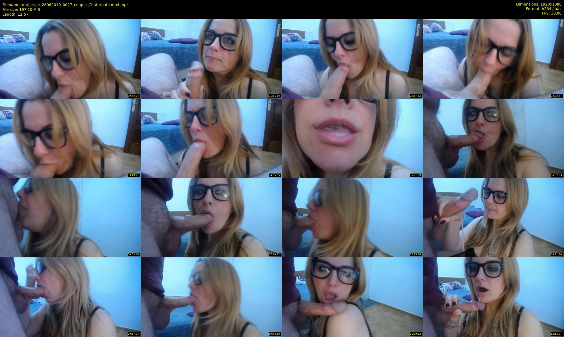 oraljessie — 13 minute Chaturbate couple cam show recording, 1080p, Jun 28, 2019