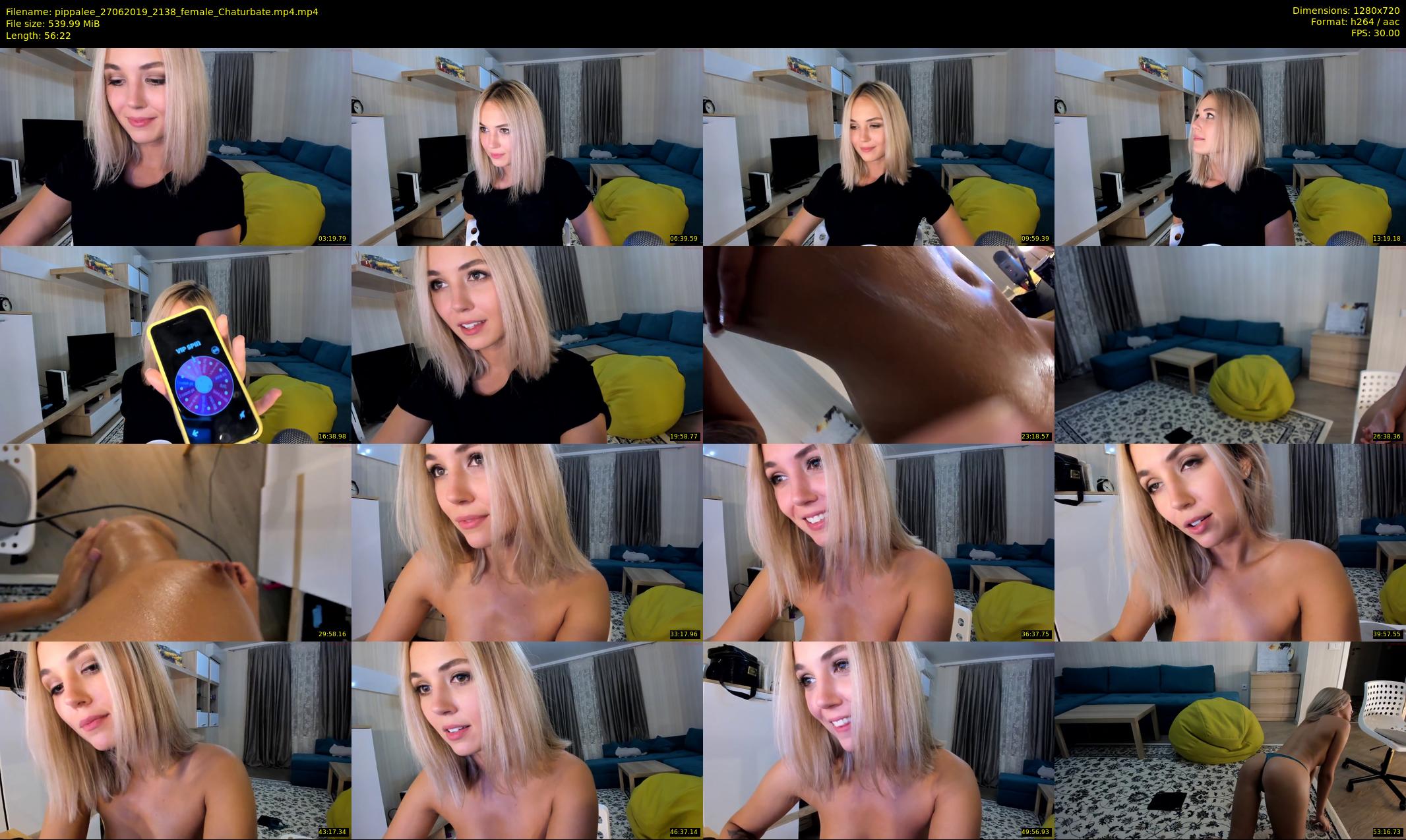 pippalee — 57 minute Chaturbate female cam show recording, 720p, Jun 27, 2019